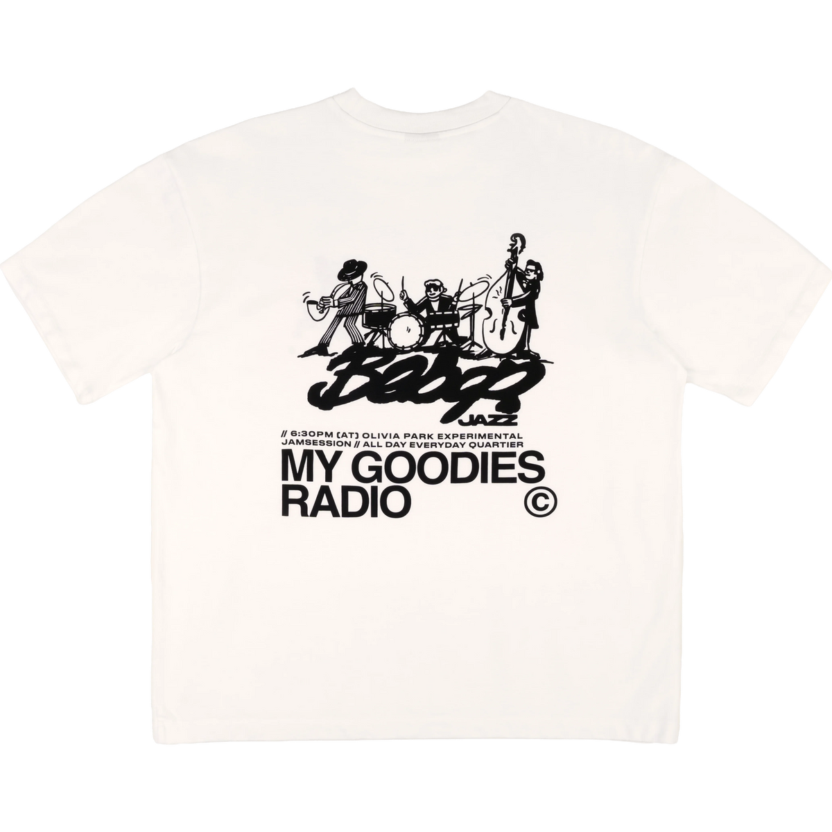 My Goodies Radio Tee - White