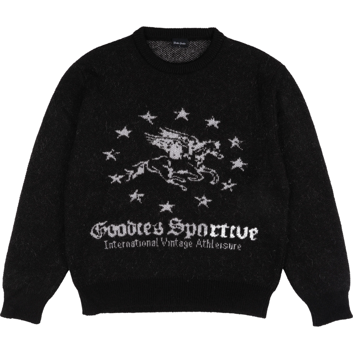 Black Bean Knit Sweater - Black