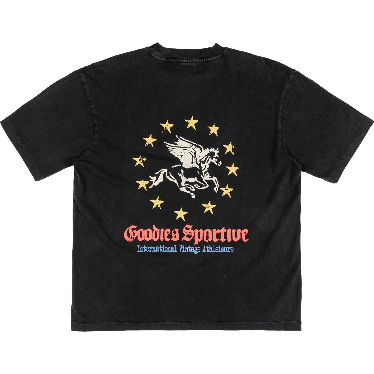 Pegasus Union Tee - Black