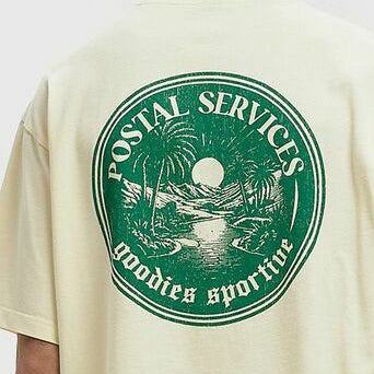 Vintage Postal Service Tee - Butter