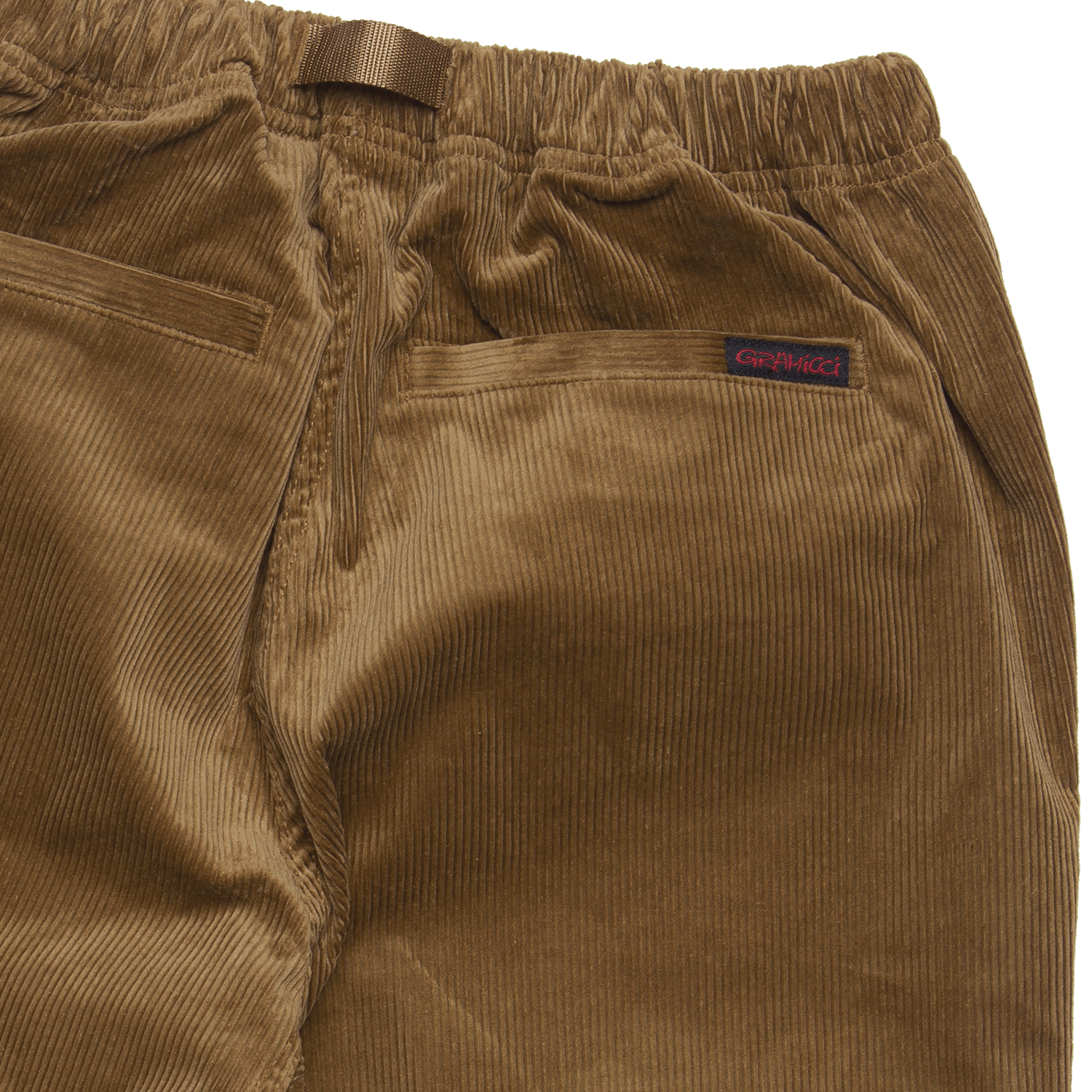 Corduroy Loose Tapered Ridge Pant - Mocha Beige