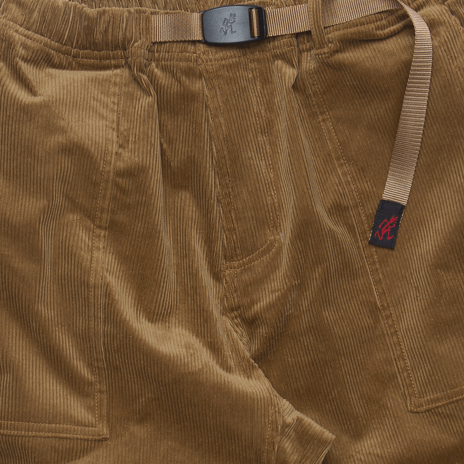 Corduroy Loose Tapered Ridge Pant - Mocha Beige