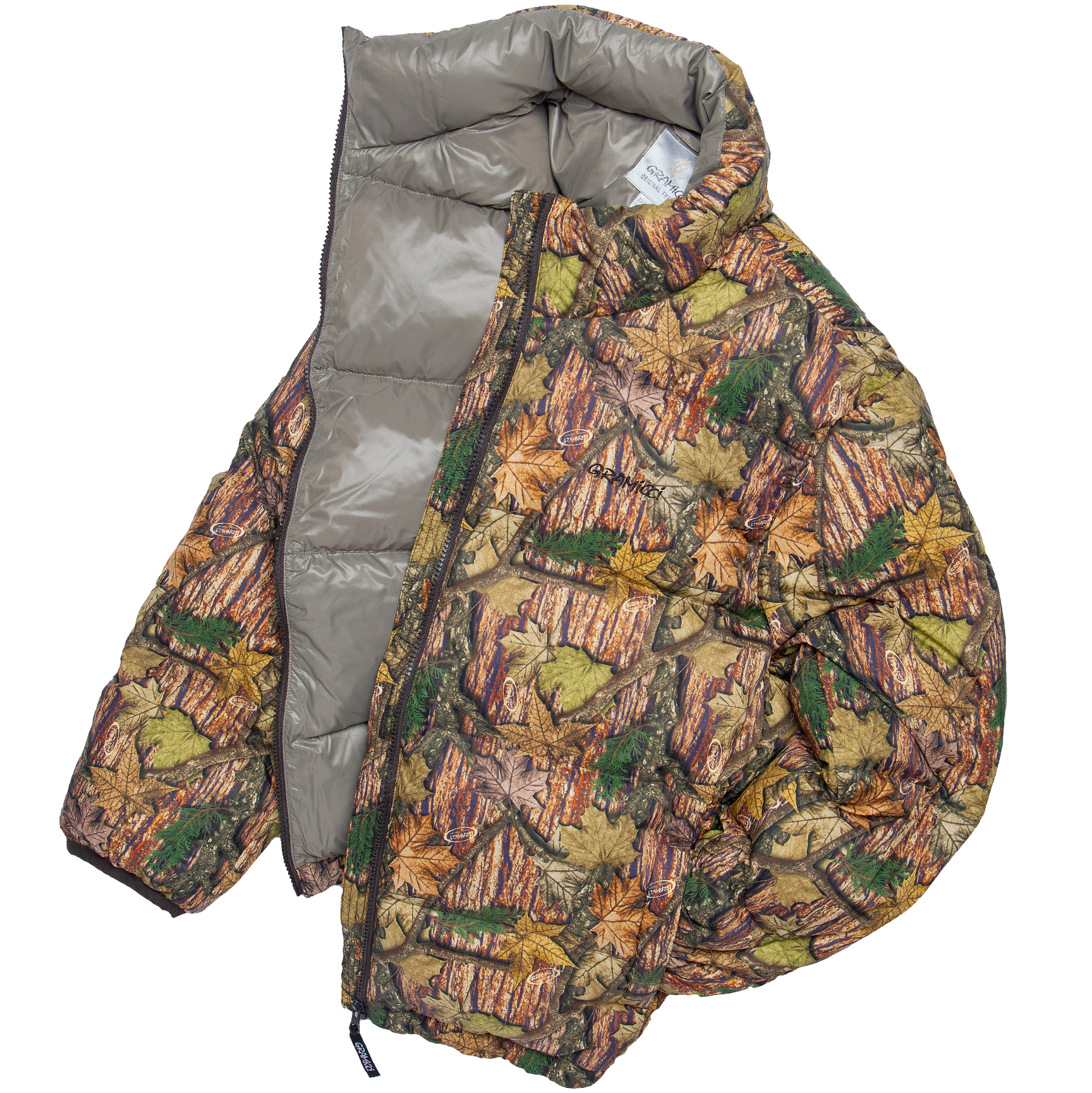 Down Puffer Jacket - Leaf Camo