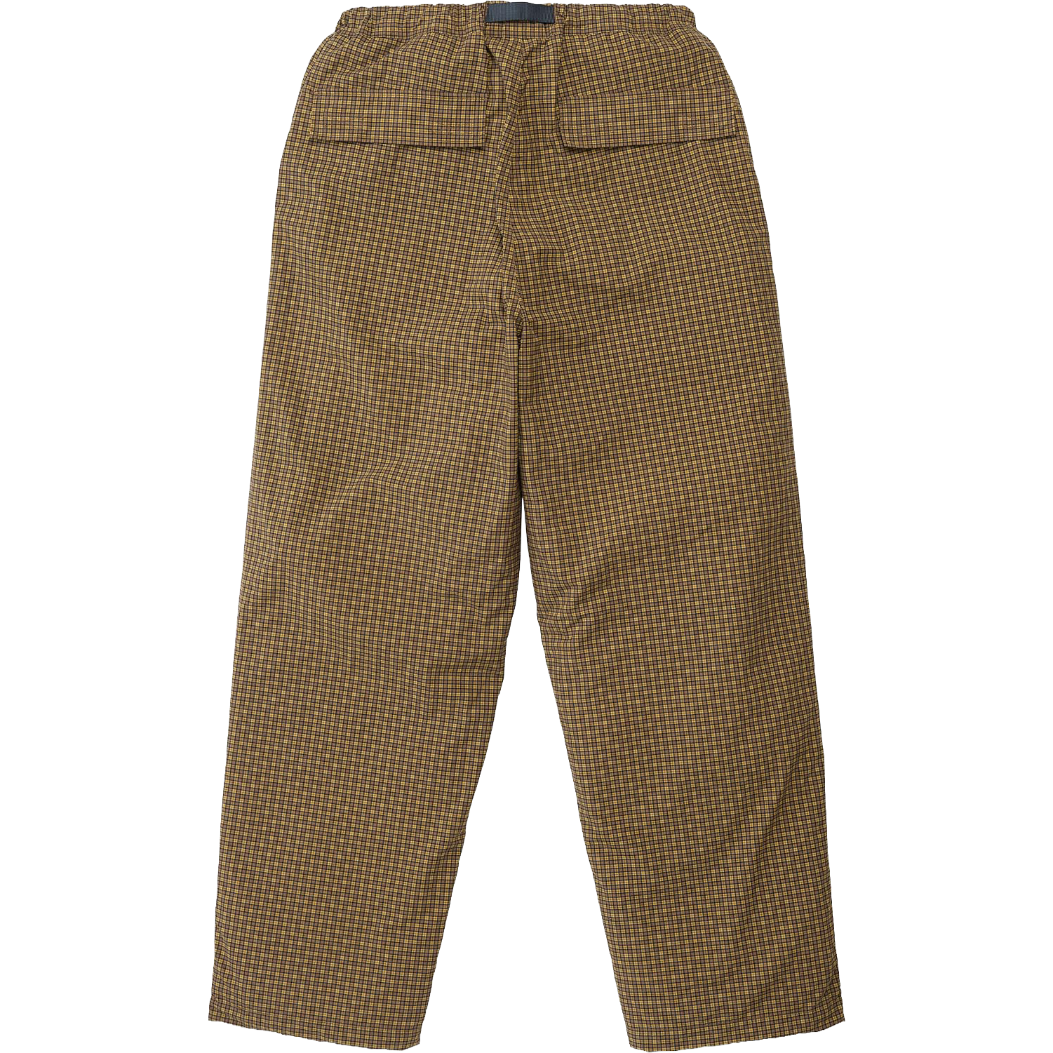 Mini Check Nylon Pant - Brown Check