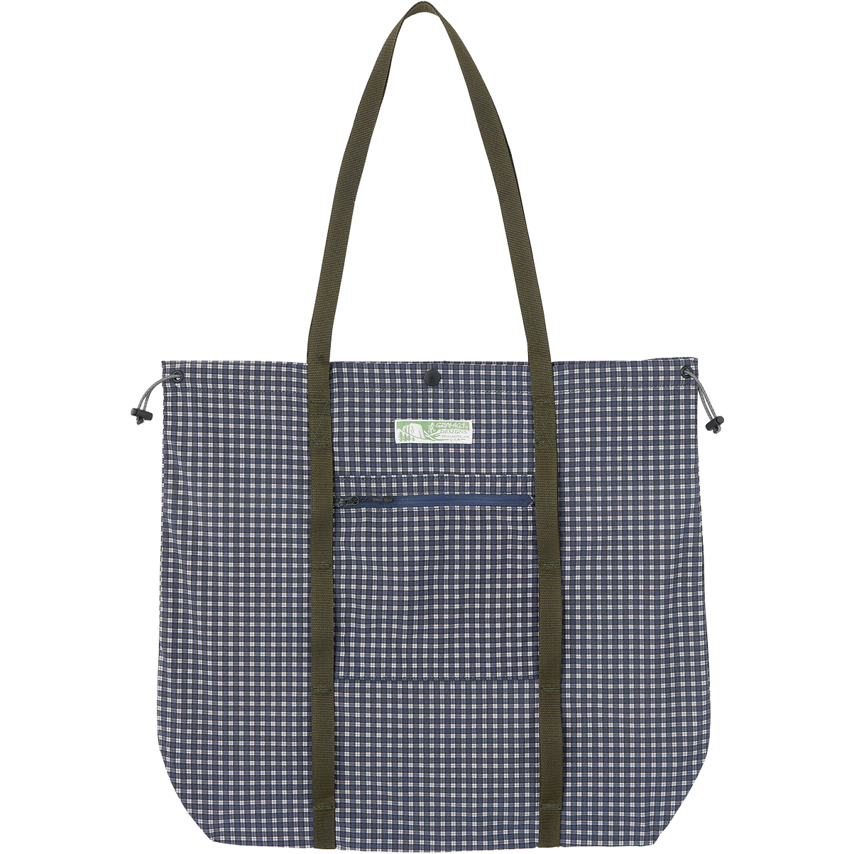 Utility Tote Bag - Navy Check
