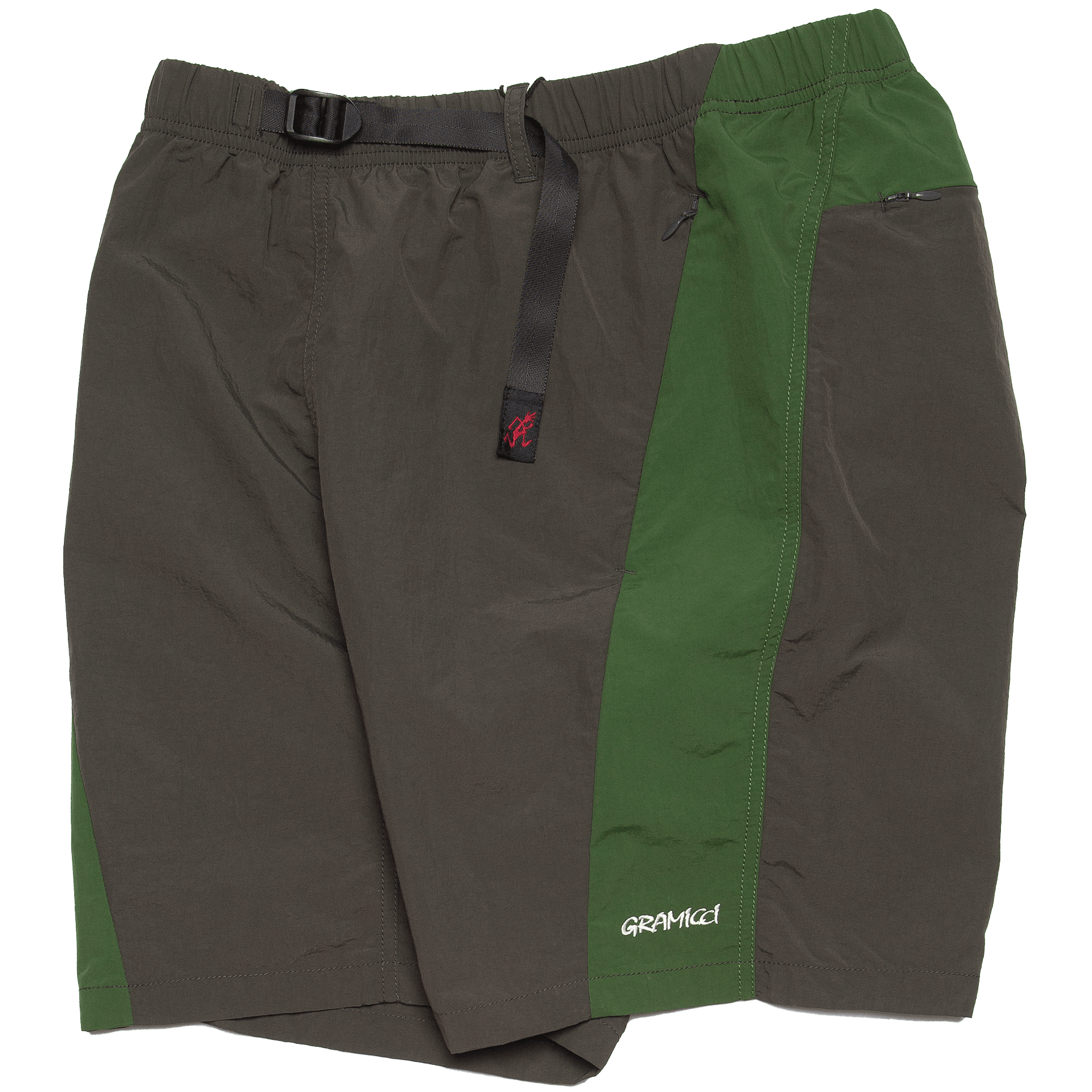 River Bank Shorts - Black Ink/Green