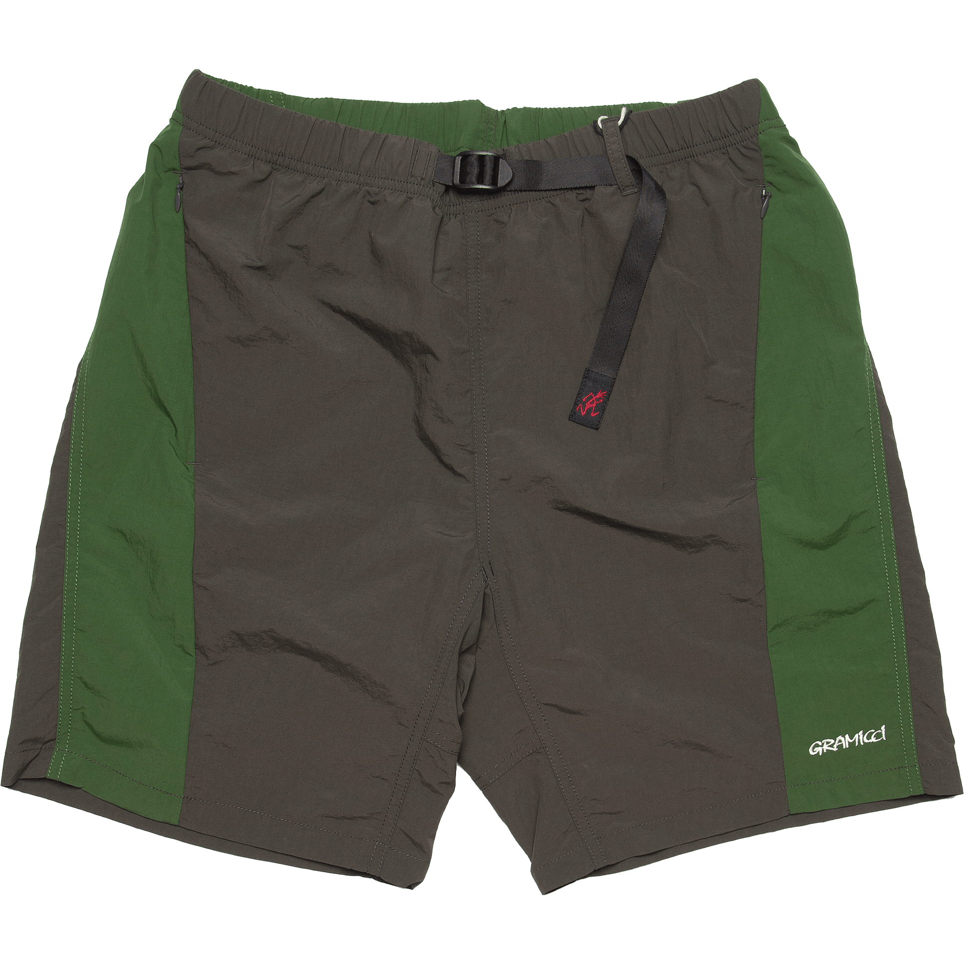 River Bank Shorts - Black Ink/Green