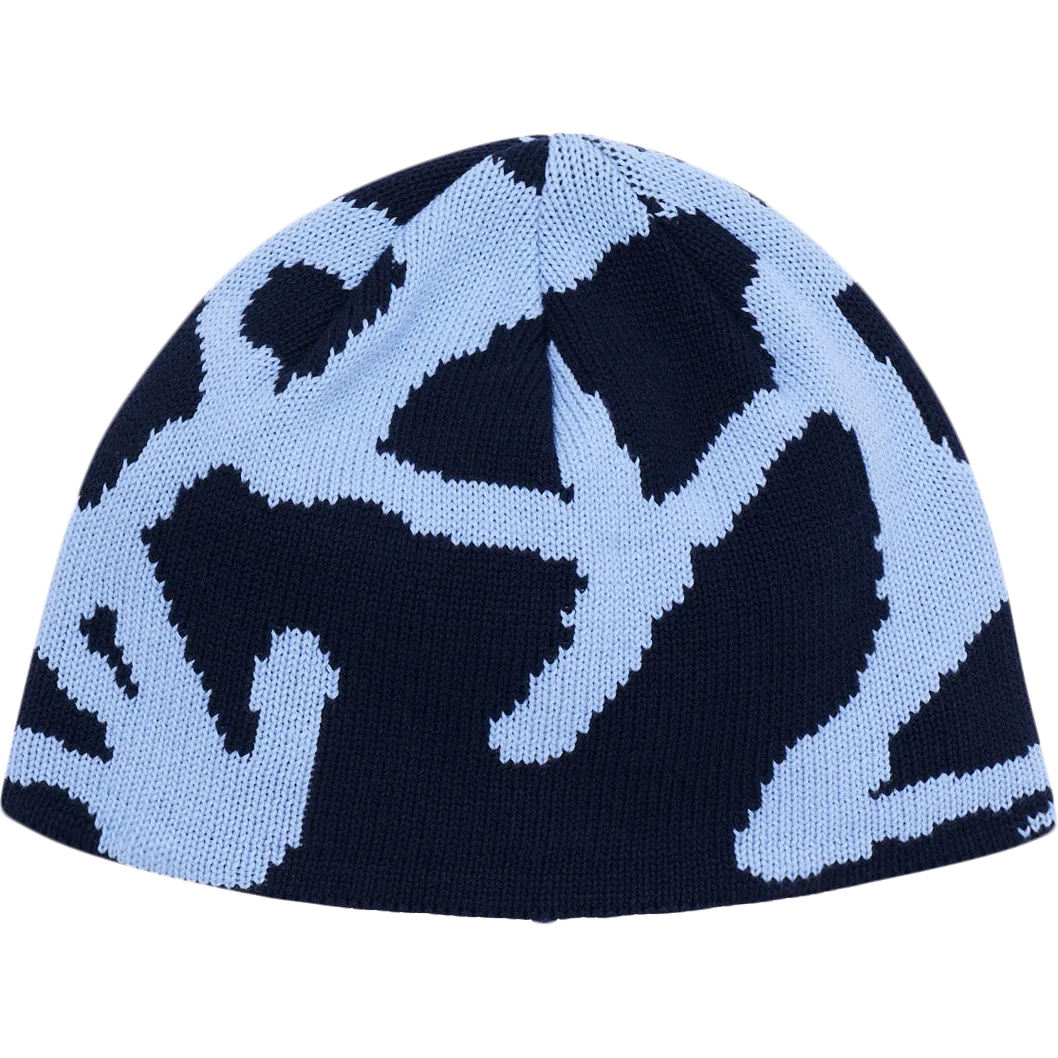 Burly Runningman Beanie - Splatter Blue