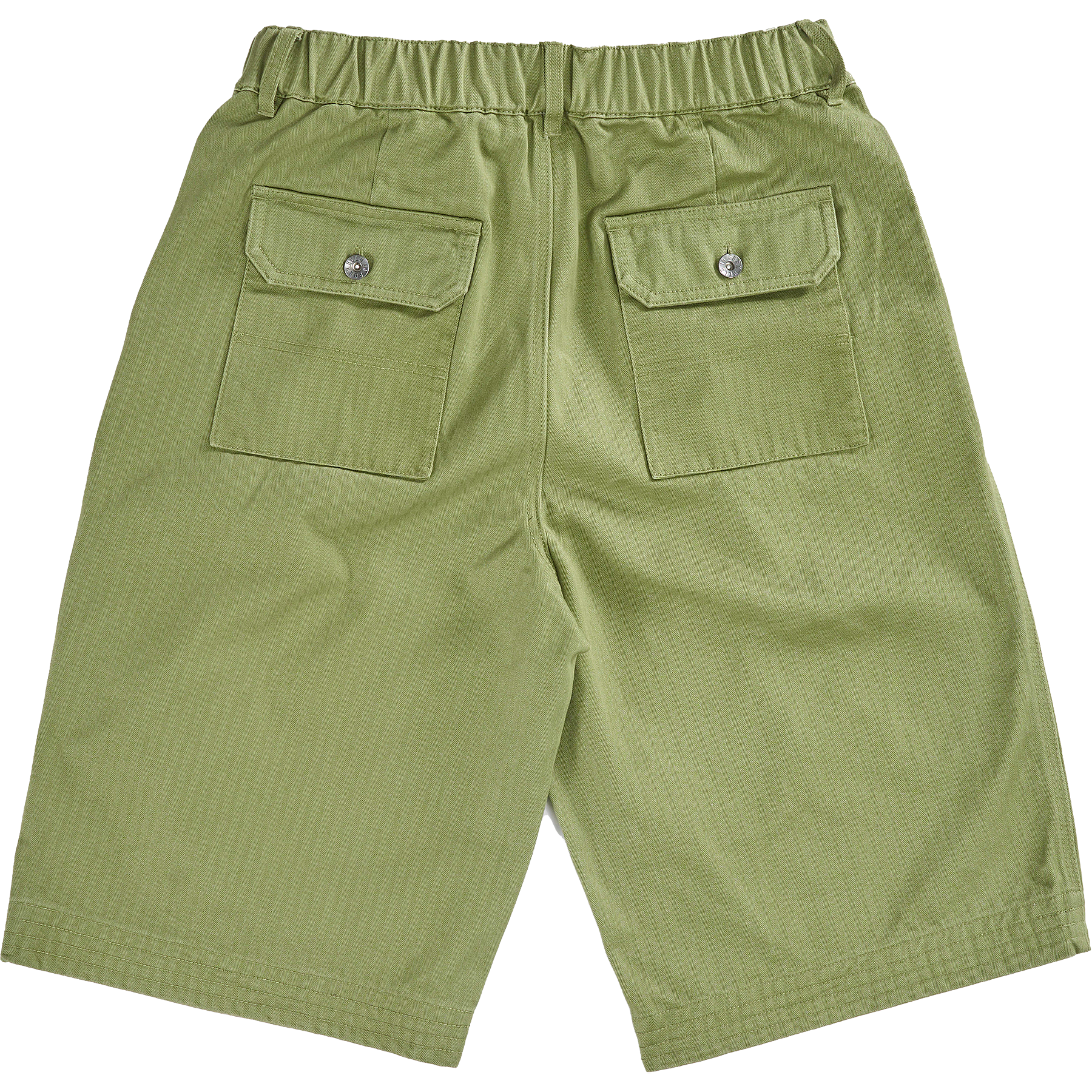 Irimi Pleated Big Shorts - Military Olive