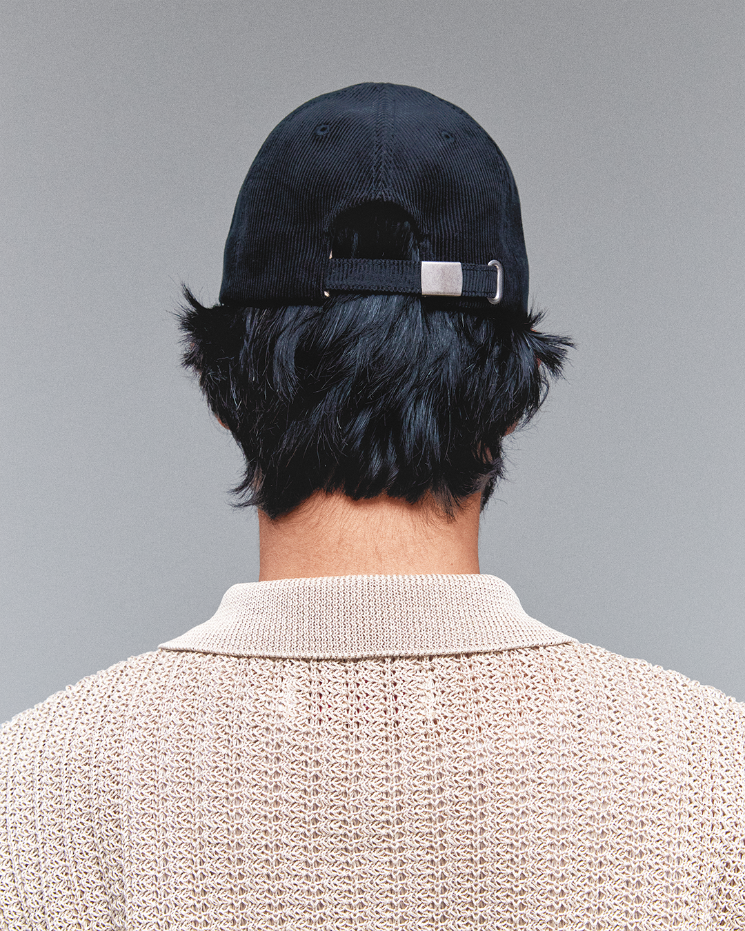 High Density Corduroy Cap - Black