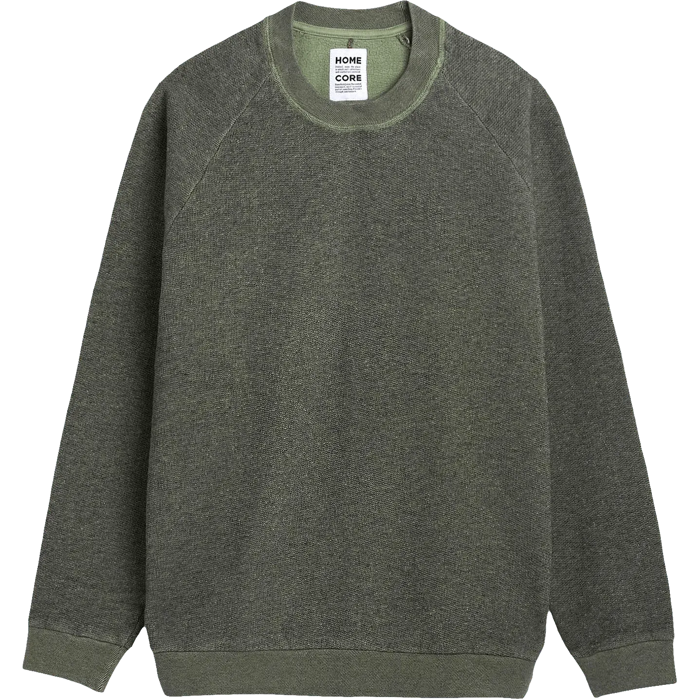 Terry Fleece Sweatshirt - Green Smoke