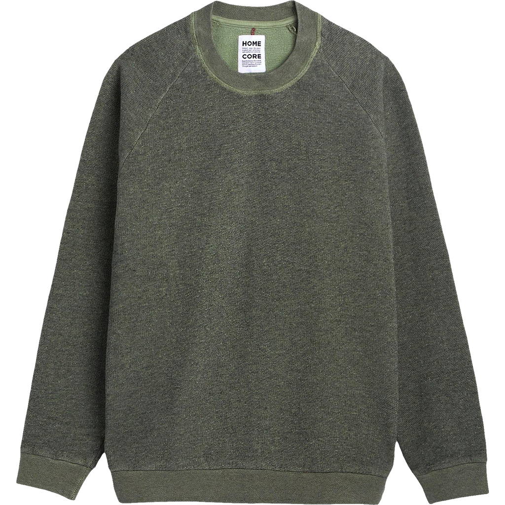 Terry Fleece Sweatshirt - Green Smoke