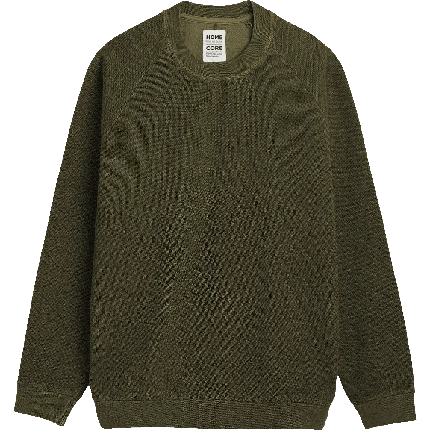 Terry Fleece Sweatshirt - Army Green