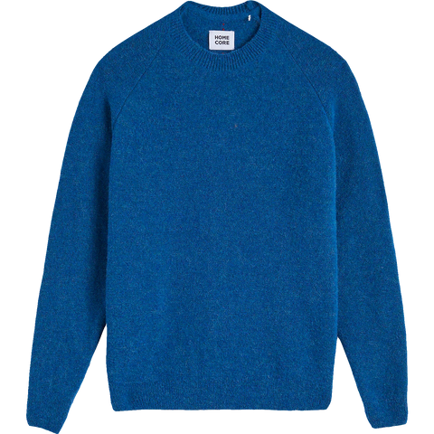 Baby Brett Alpaca Sweater - Azure Blue
