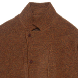 Swit Plush Reversible Wool Jacket - Rust Brown