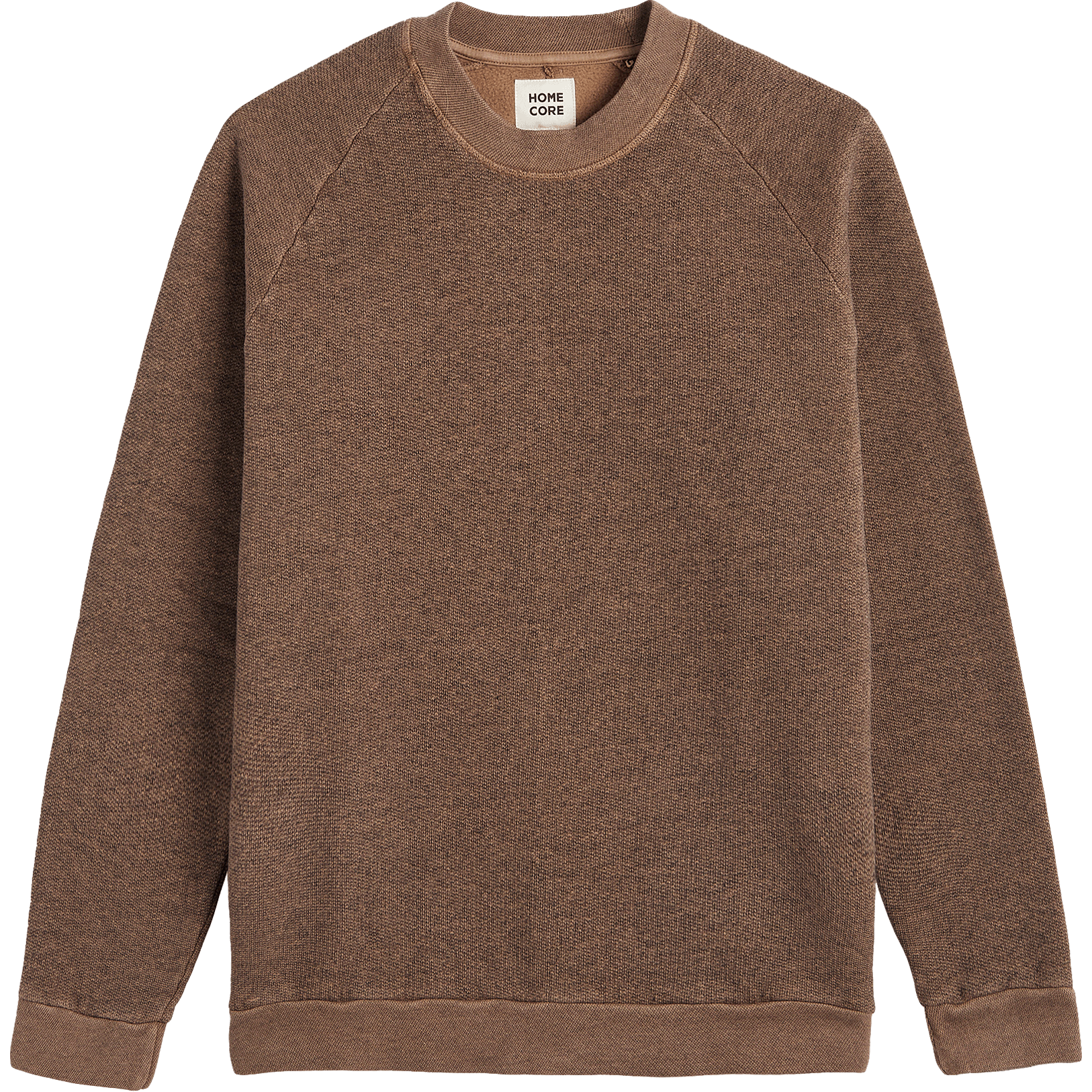 Terry Fleece Sweatshirt - Coconut Brown