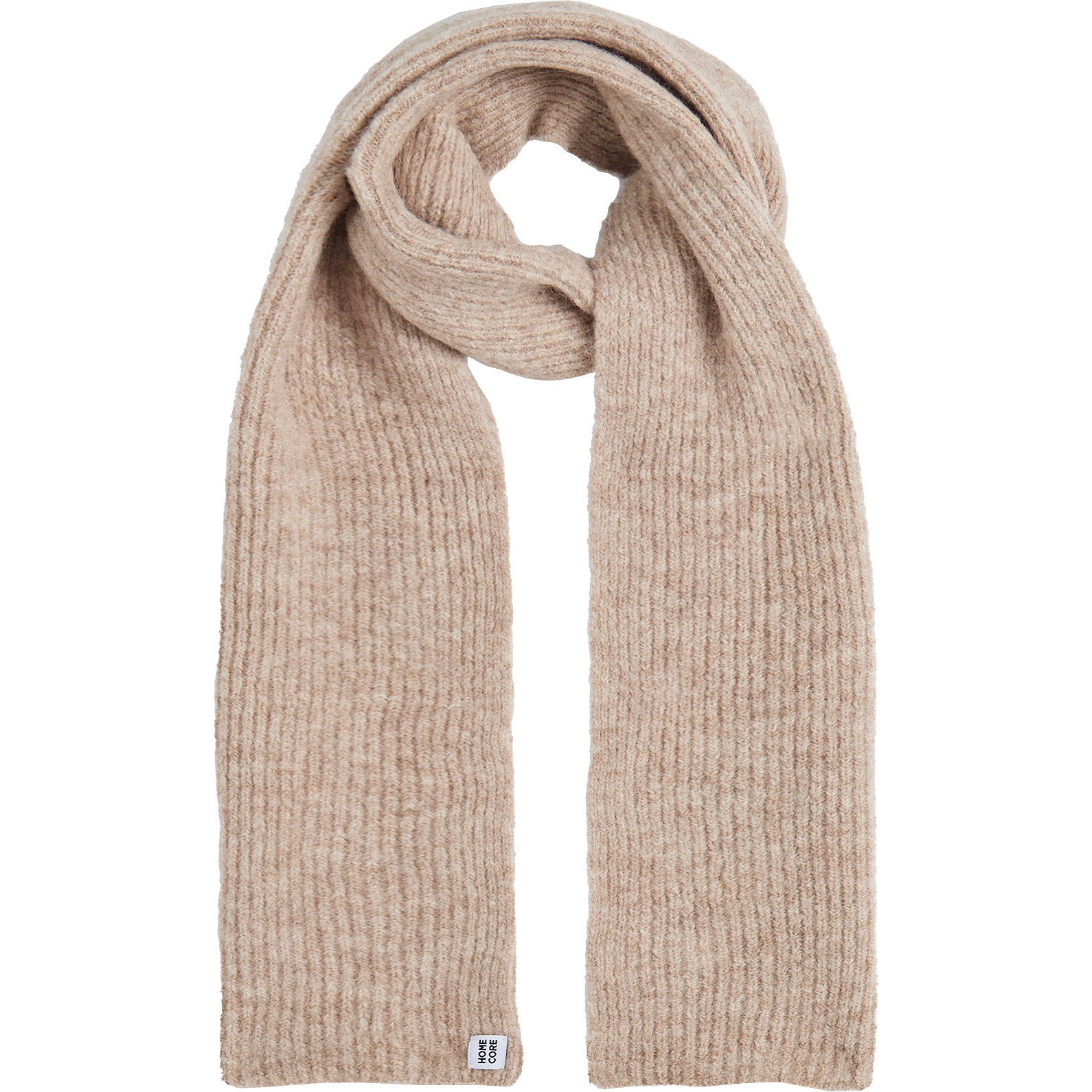 Baby Alpaca Scarf - Light Brown