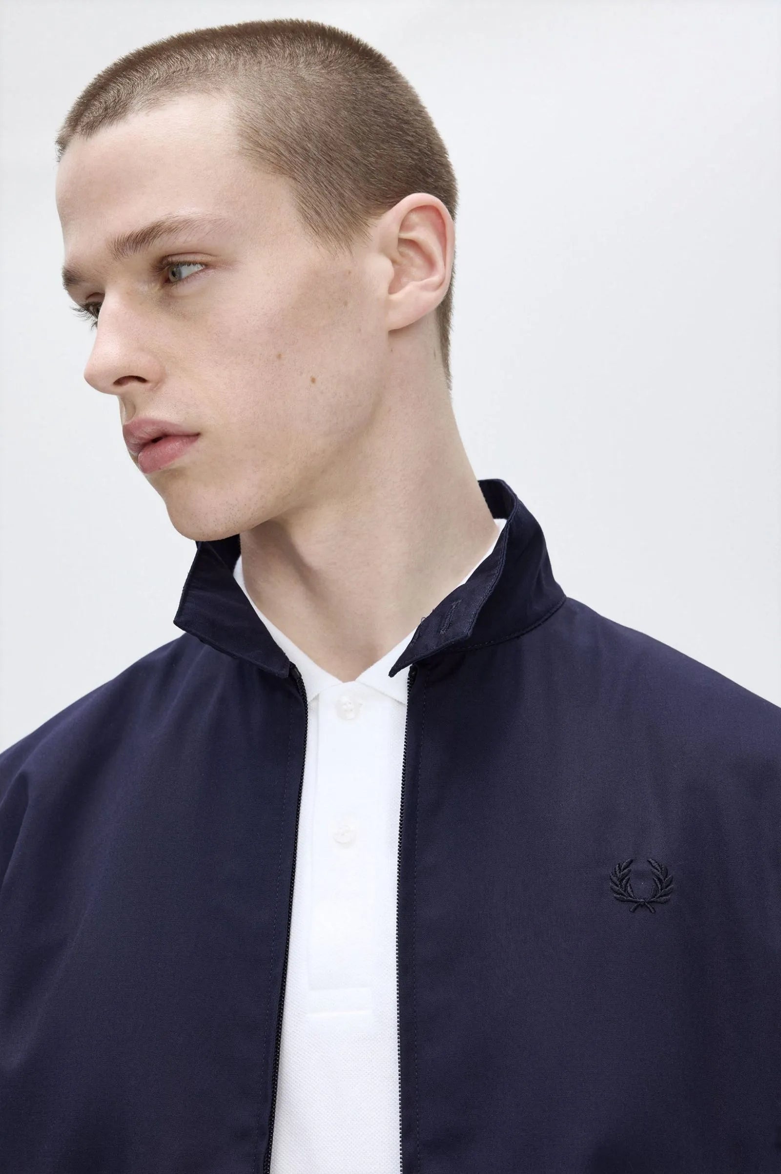 Made in England Harrington Jacket - Navy | Fred Perry | Park