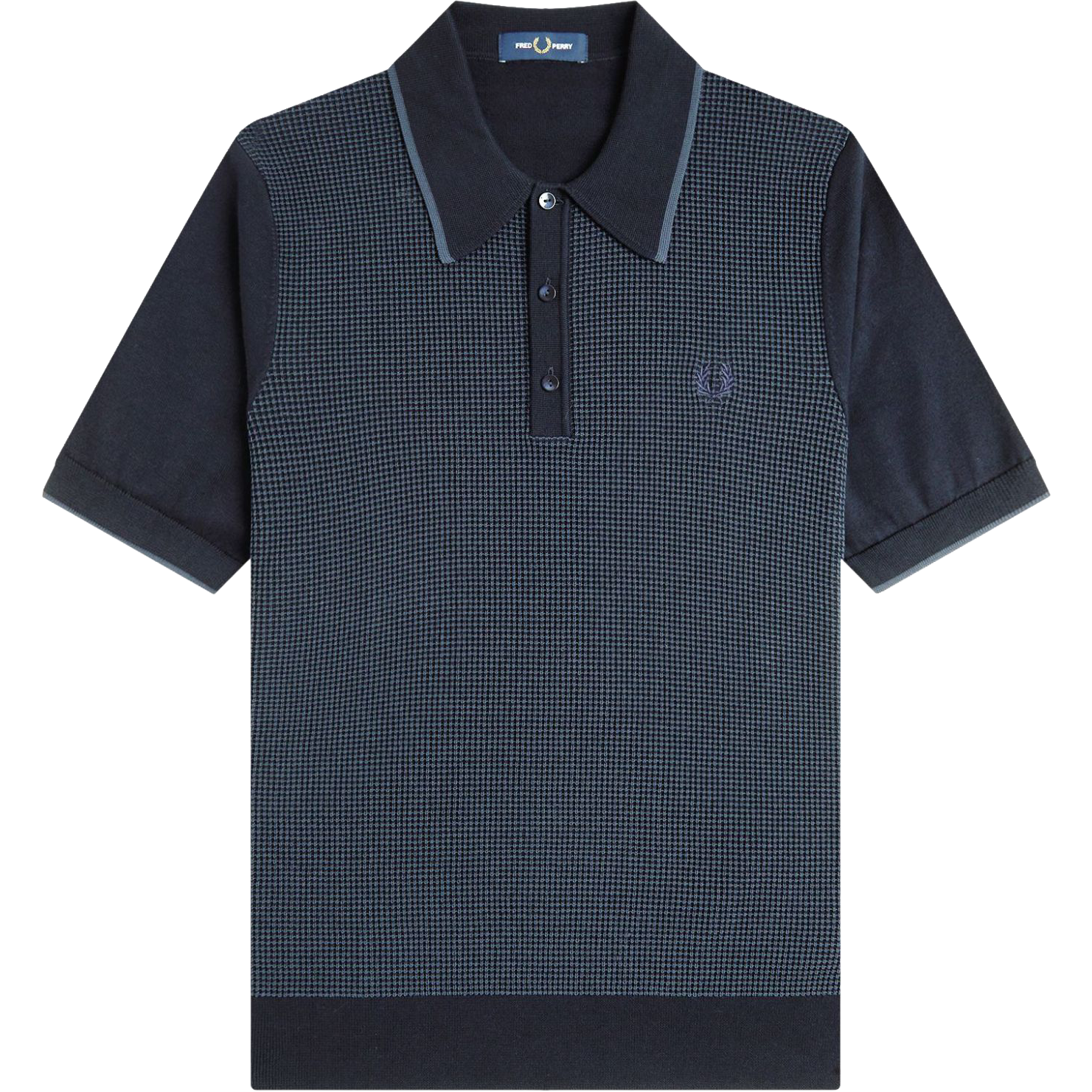 Tonic Waffle Knitted Shirt - Navy