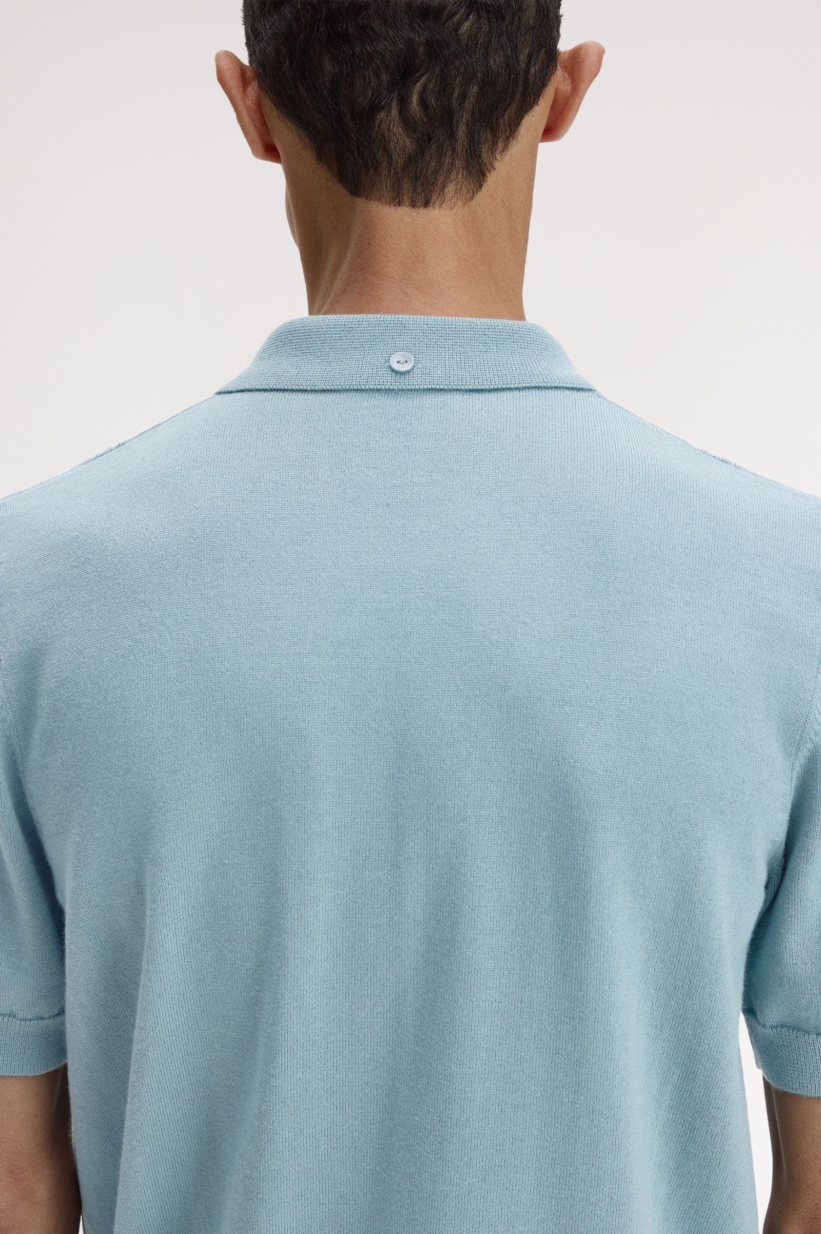 Cable Knitted Shirt - Stockport Blue