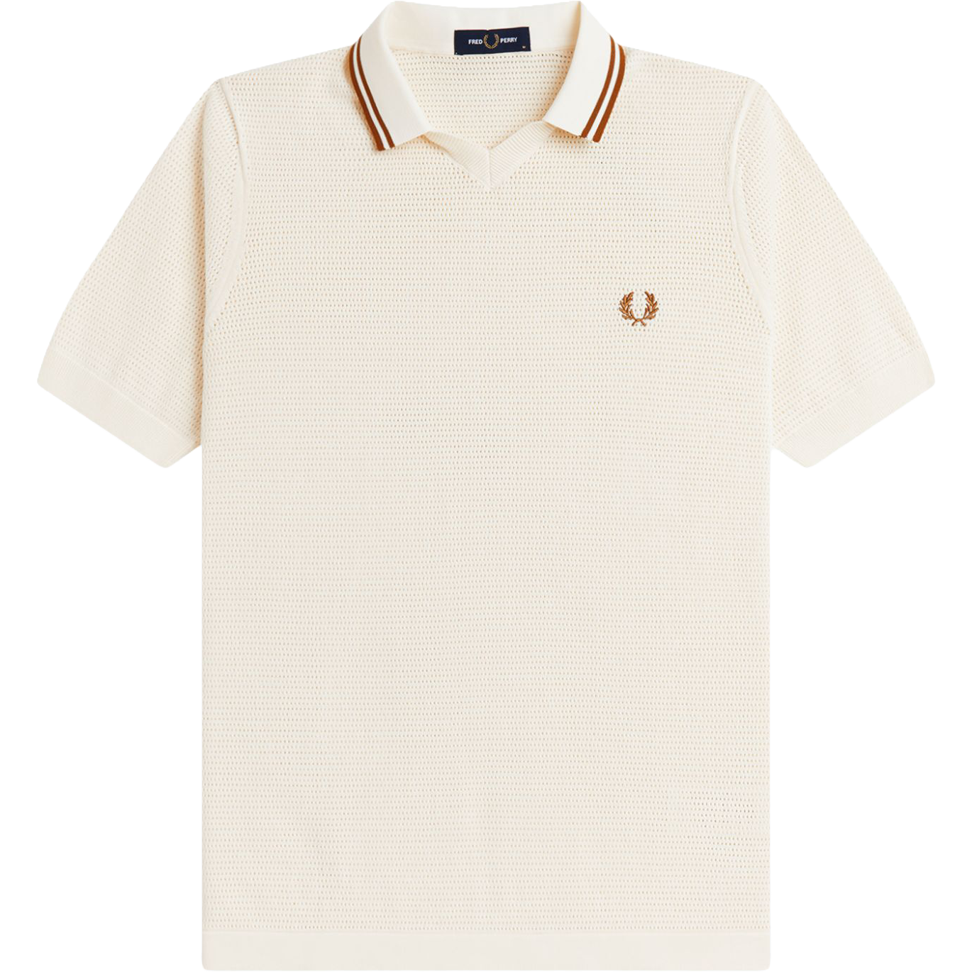 Pointelle Knitted Shirt - Ecru