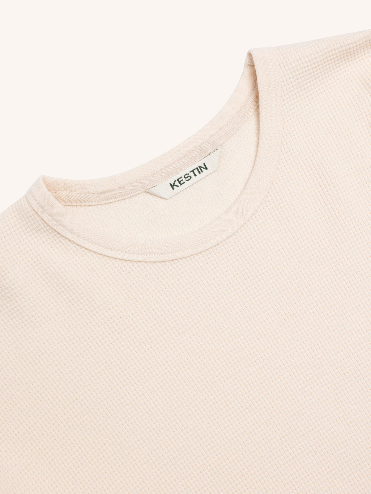 Waternish L/S  Brushed Tee - Ecru
