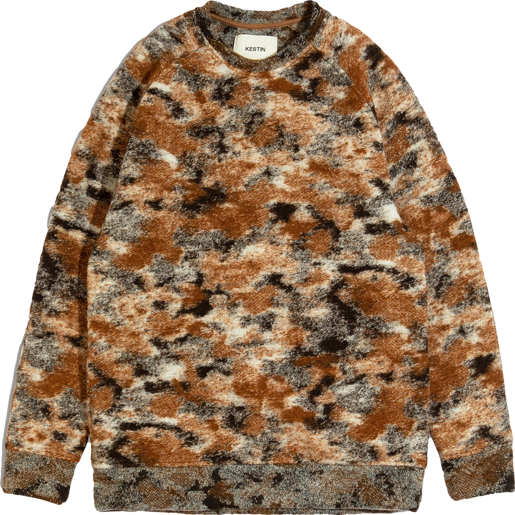 Durness Fleece Sweatshirt - Rust Camo