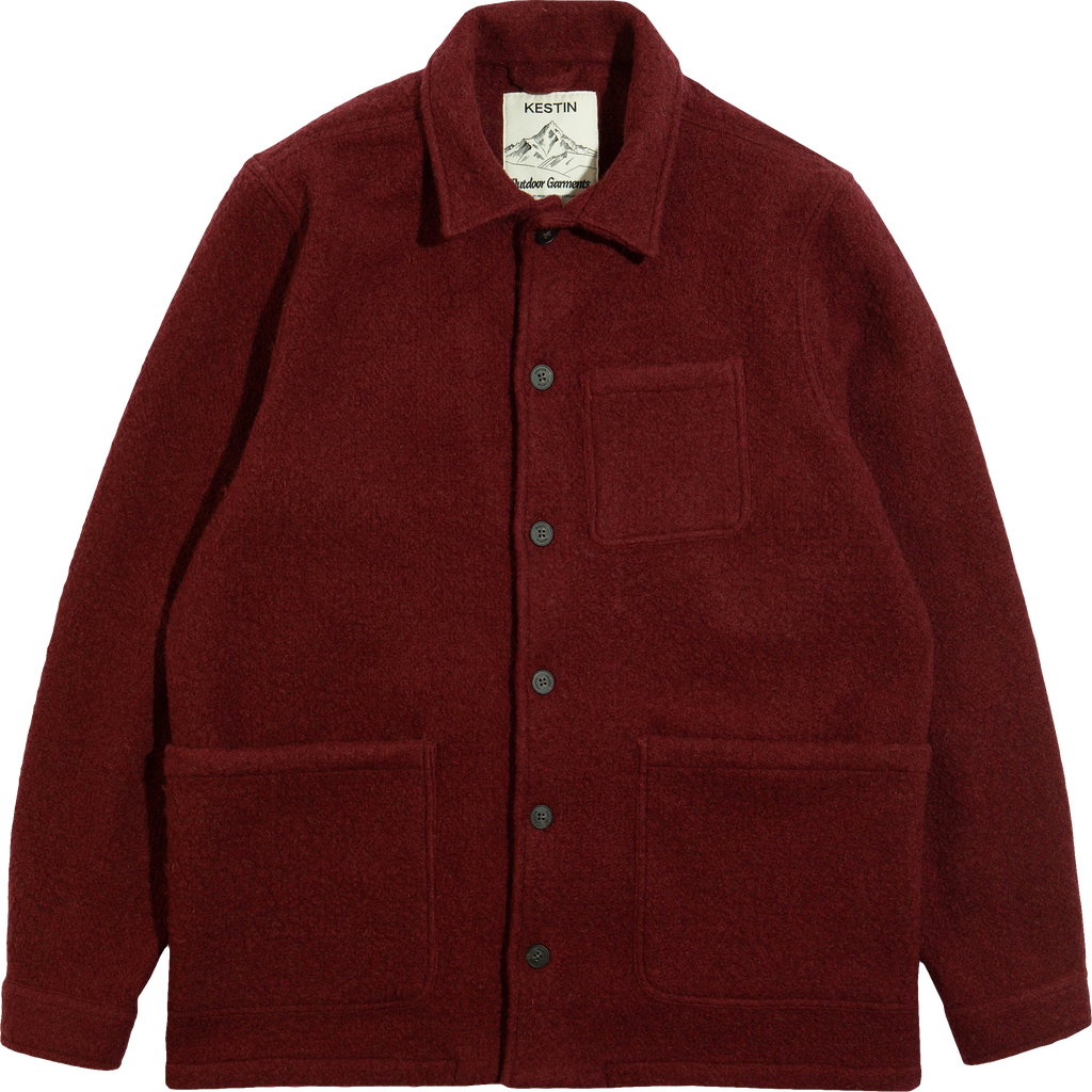 Ormiston Wool Jacket - Burgundy