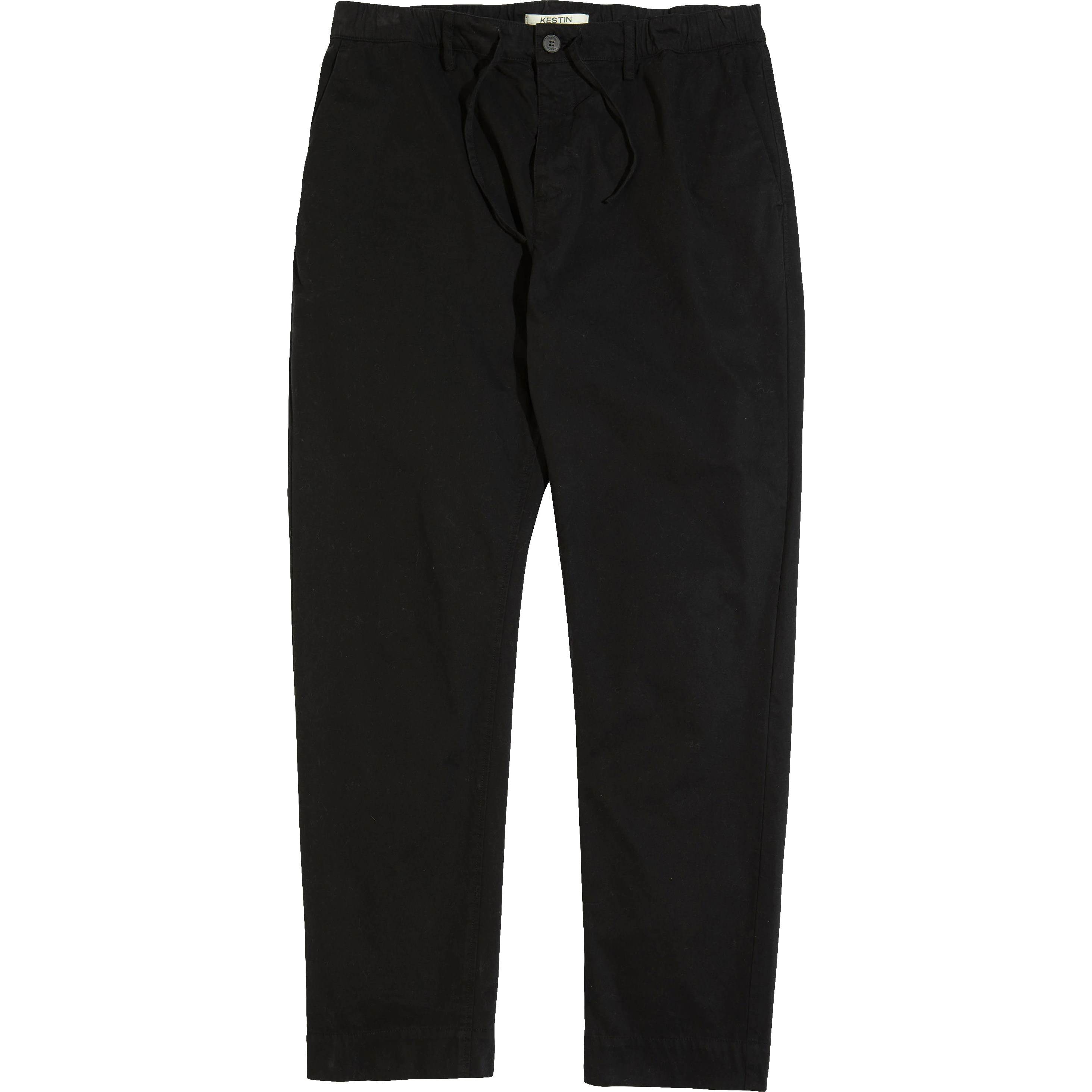 Cotton Twill Inverness Trousers - Black