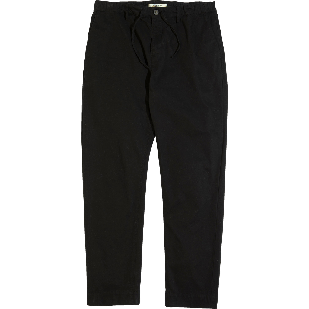 Cotton Twill Inverness Trousers - Black
