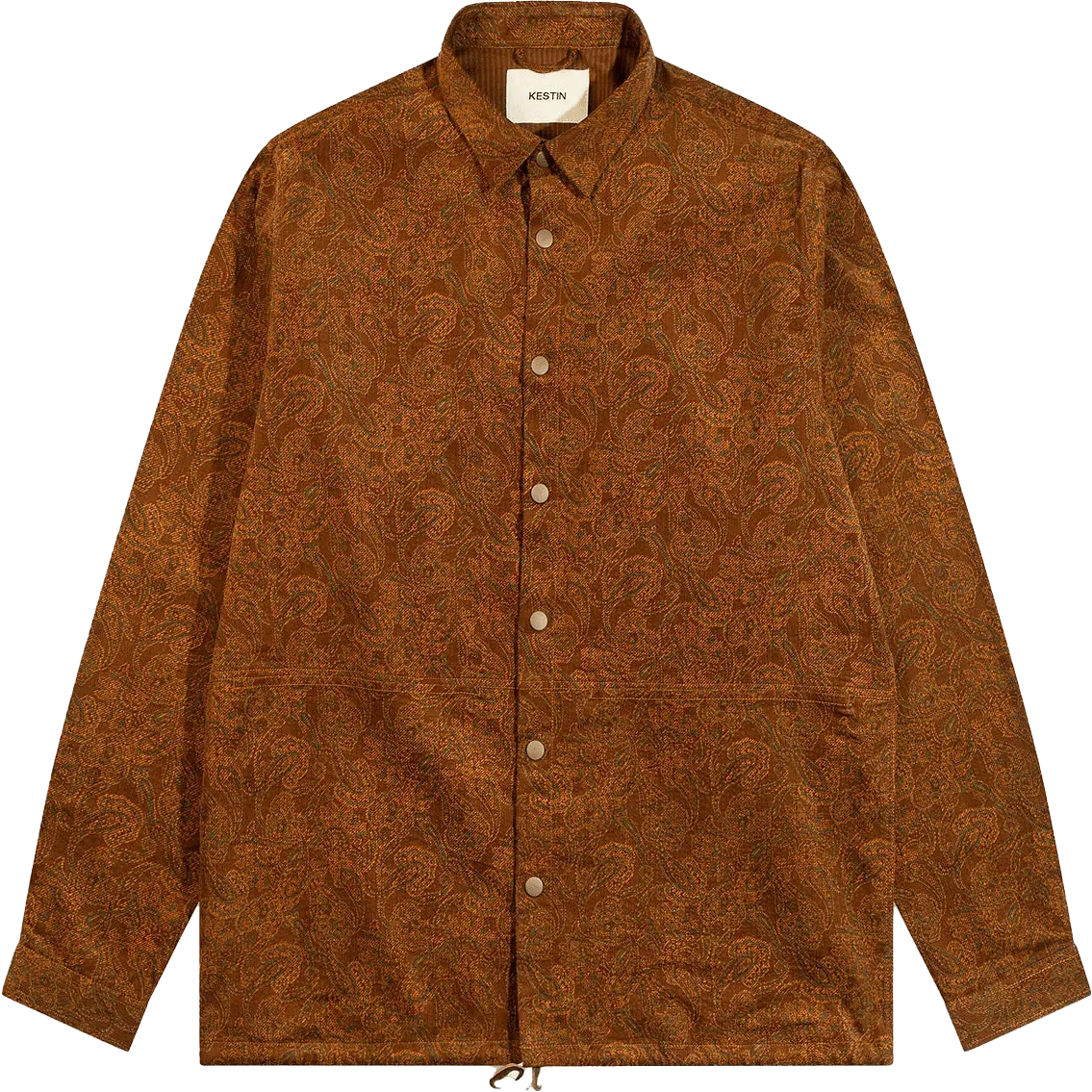 Armadale Shirt Jacket - Rust Paisley