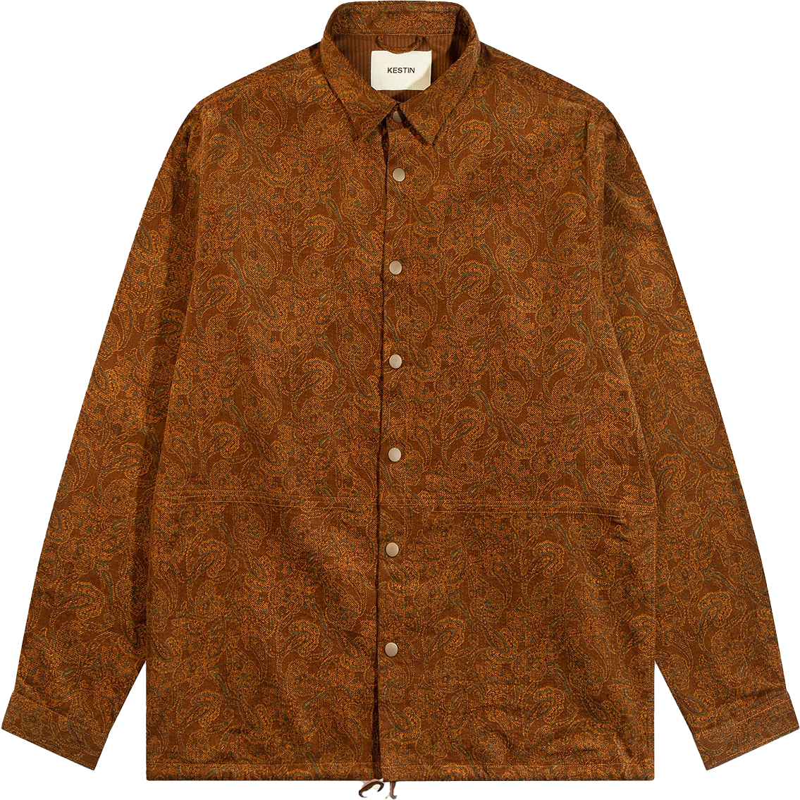 Armadale Shirt Jacket - Rust Paisley