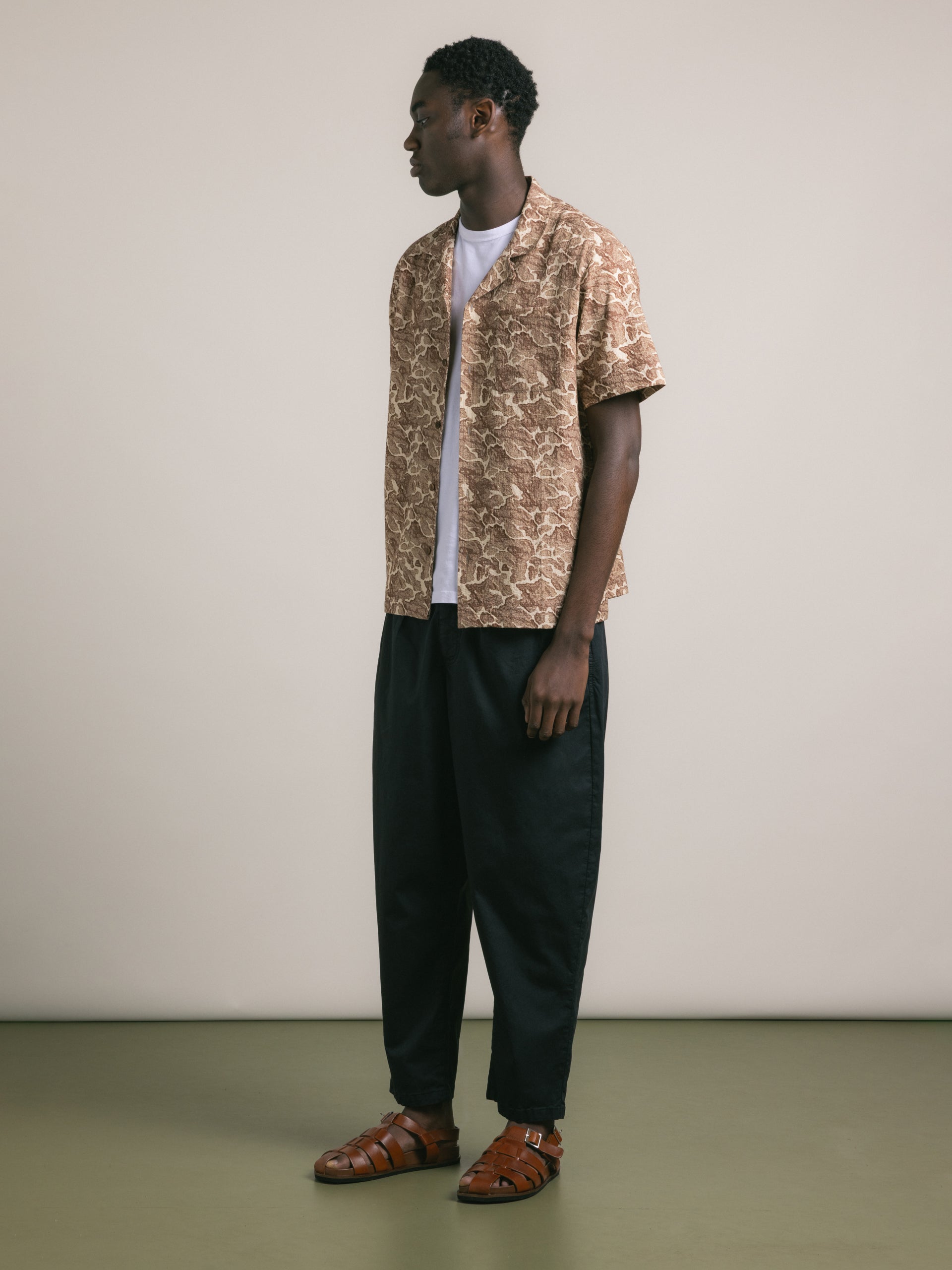 Crammond Shirt - Brown Landscape
