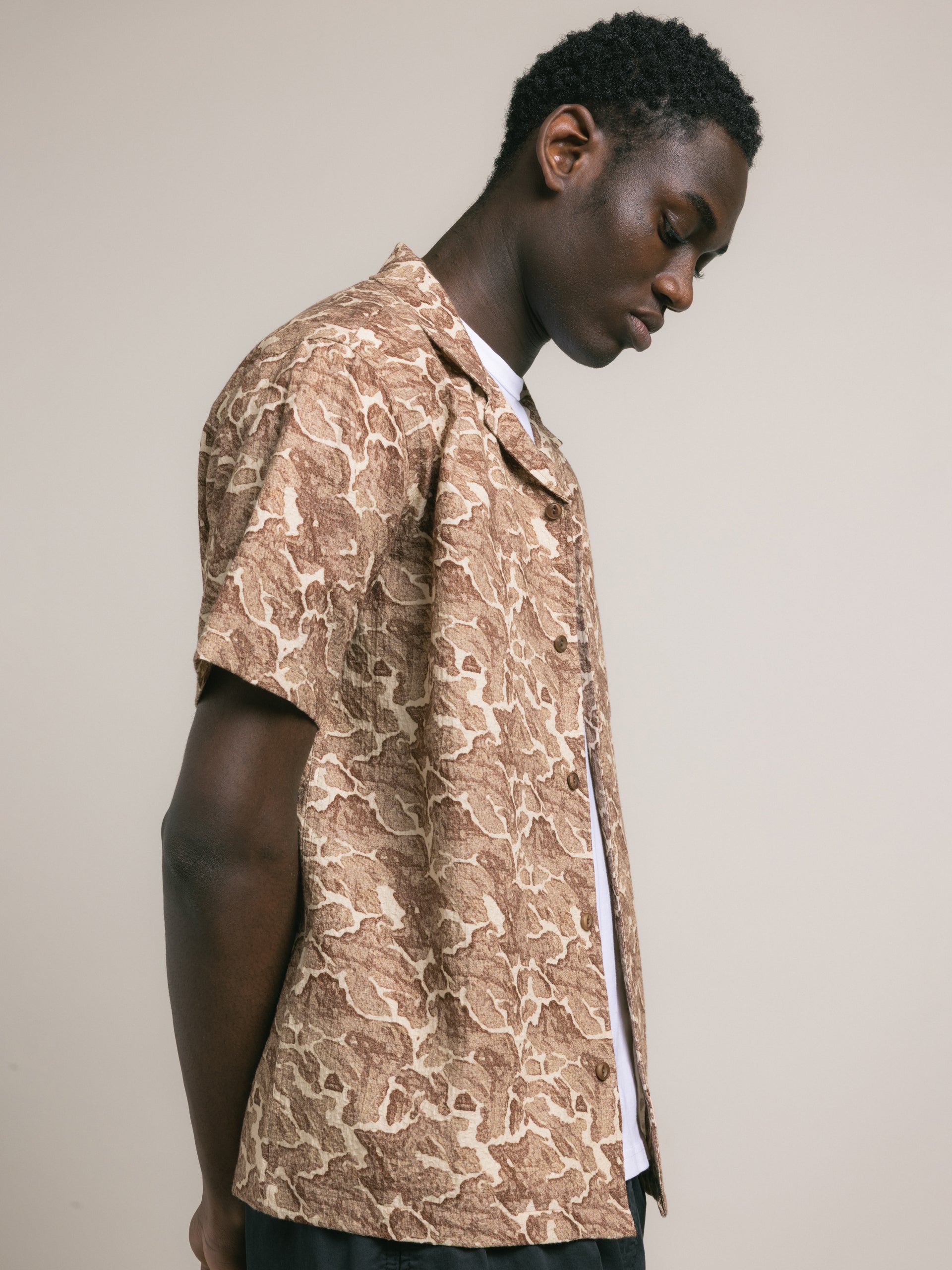 Crammond Shirt - Brown Landscape