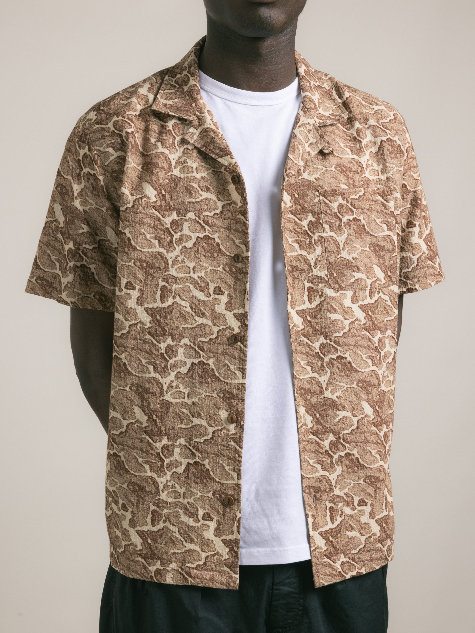 Crammond Shirt - Brown Landscape
