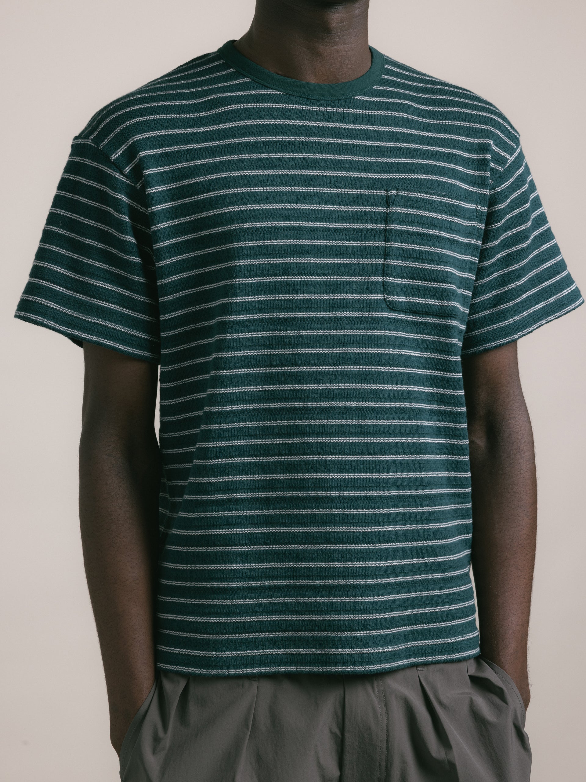 Fly T-Shirt - Green / Ecru