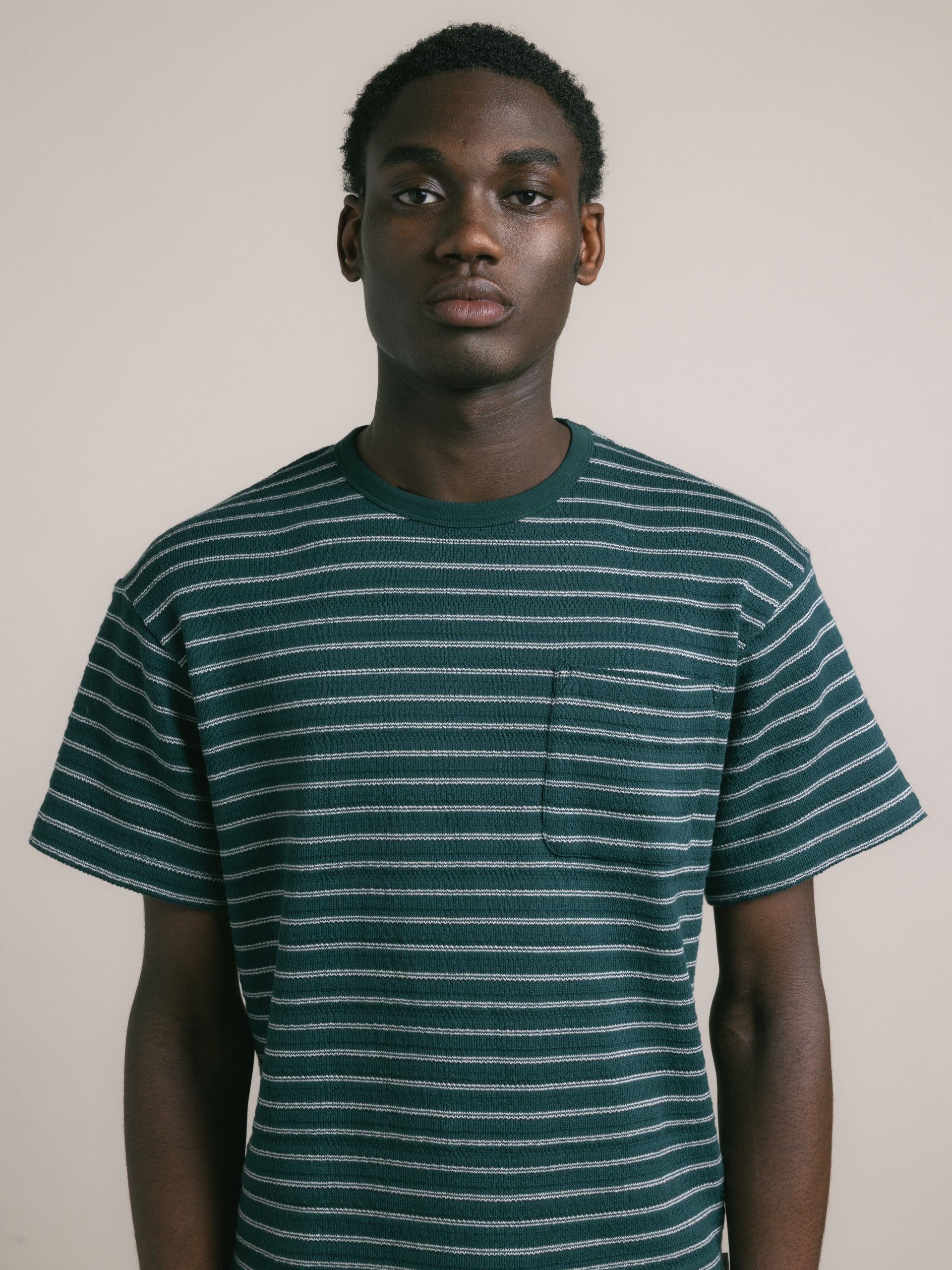 Fly T-Shirt - Green / Ecru