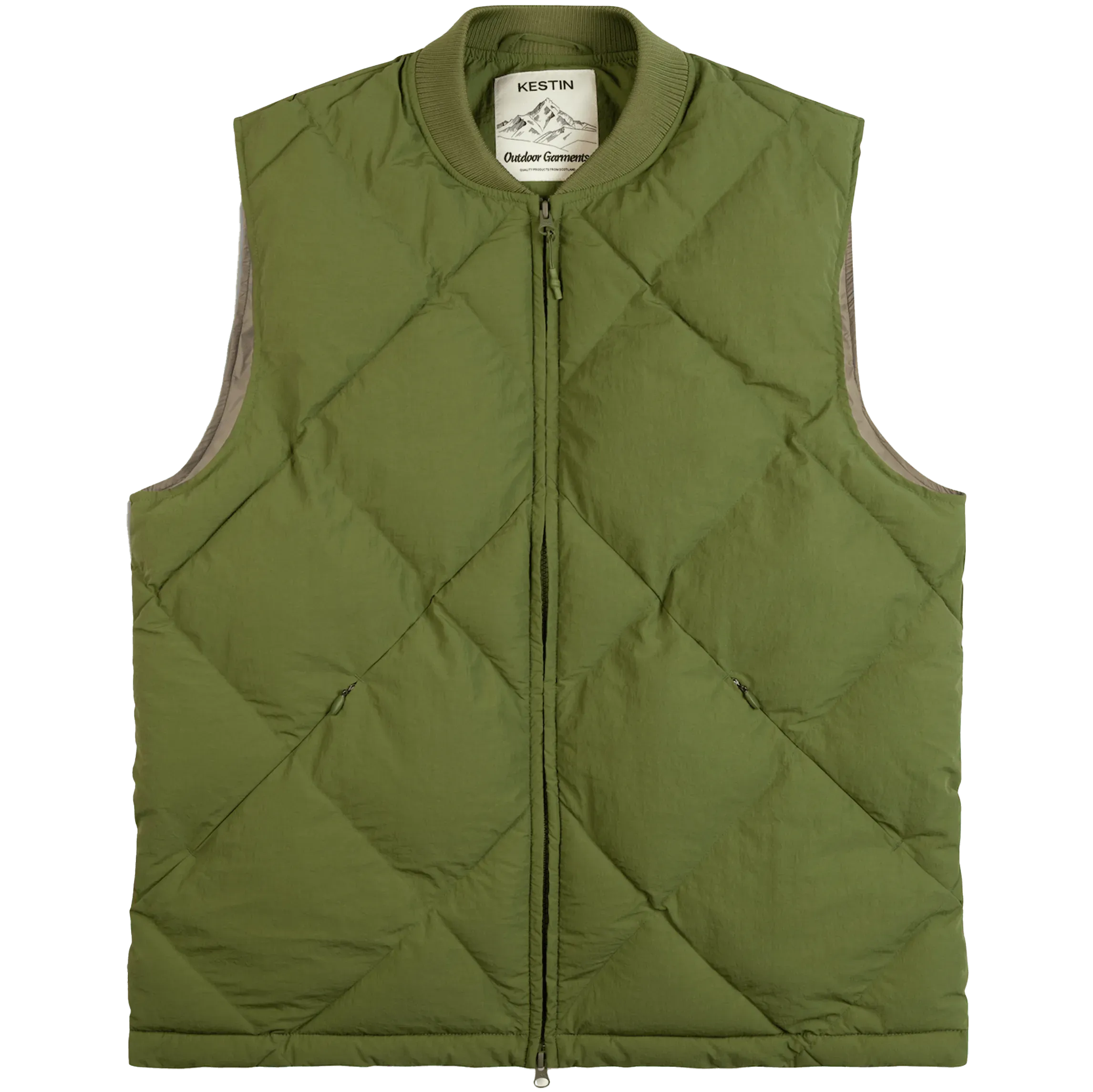 Linton Padded Vest - Grass Green
