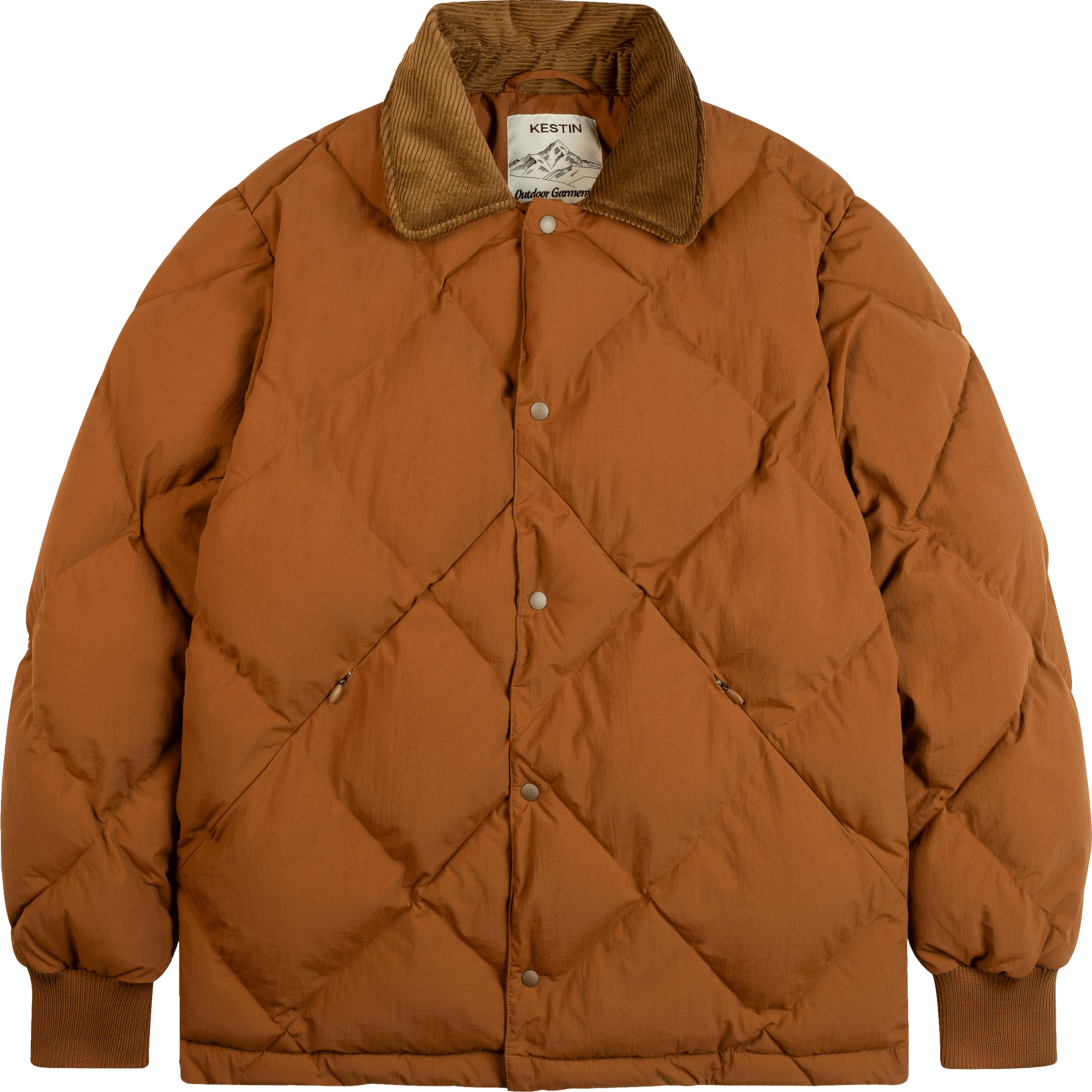 Dunbar Padded Jacket - Tobacco