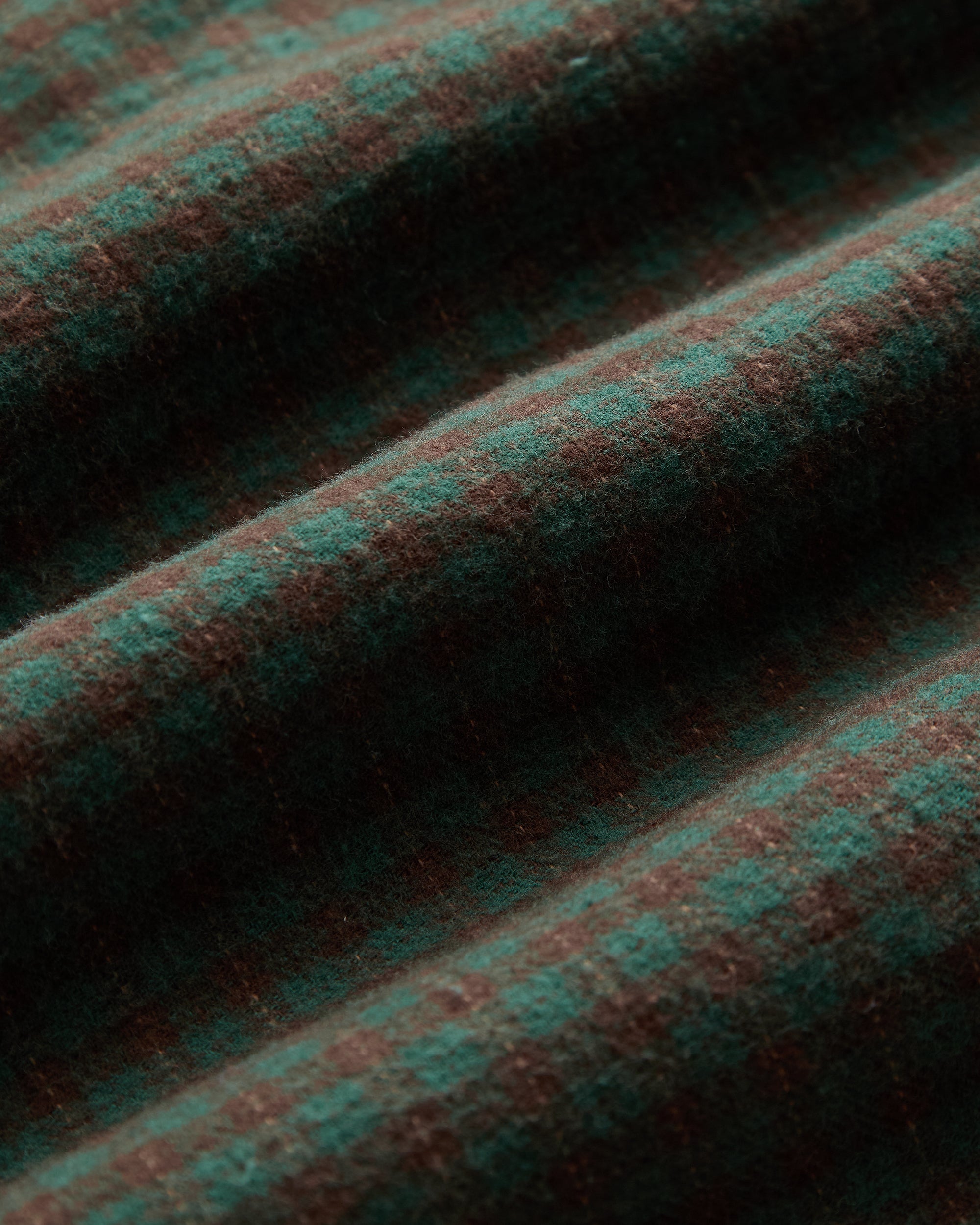 Lago Flannel - Green / Brown