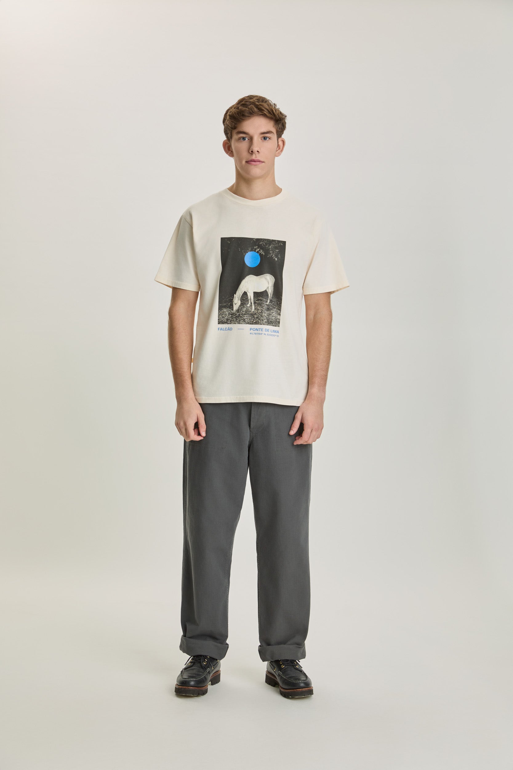 Botelho Printed Tee - Falcão Ecru