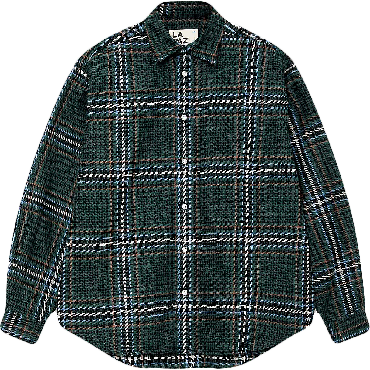 Carvalho Oversized Shirt - Dark Green Checks
