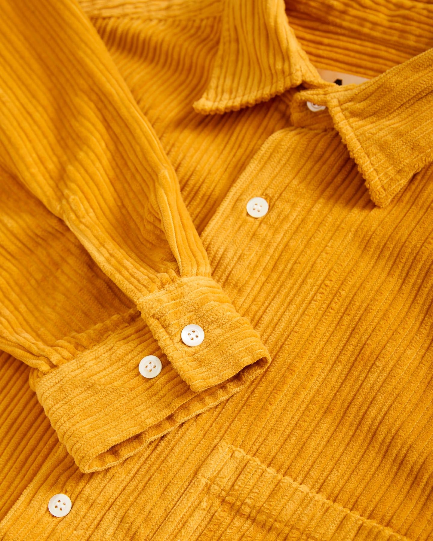 Carvalho Oversized Shirt - Roasted Yellow Cord