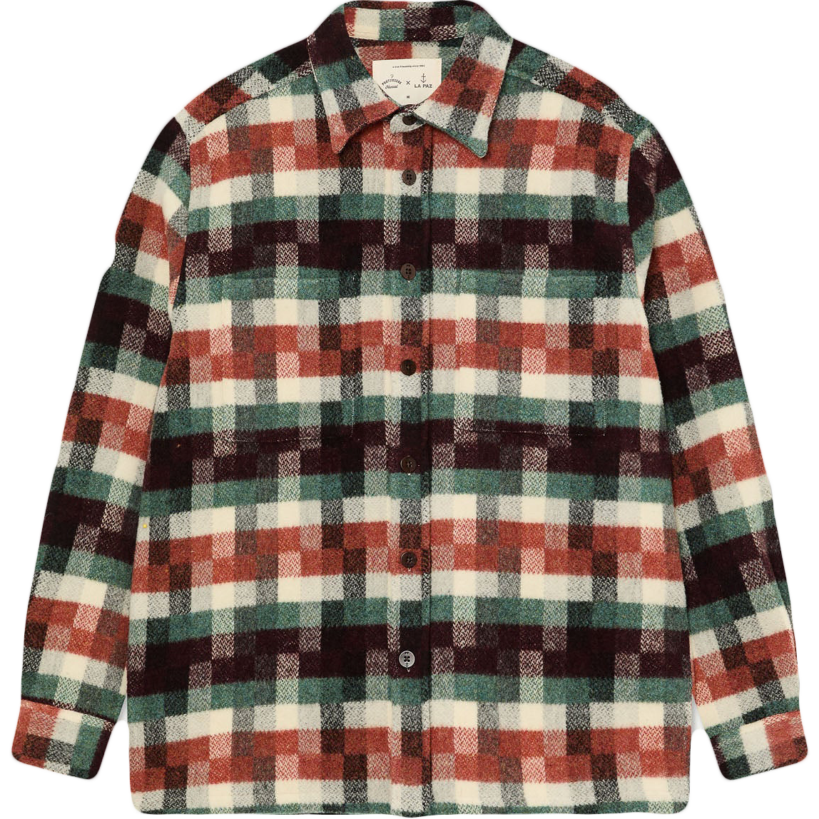 PF x LP Overshirt - Multi Plaid