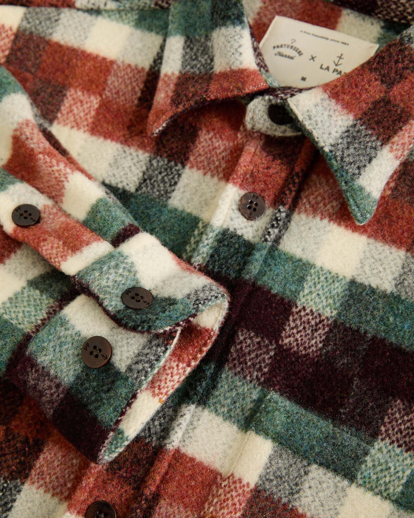PF x LP Overshirt - Multi Plaid