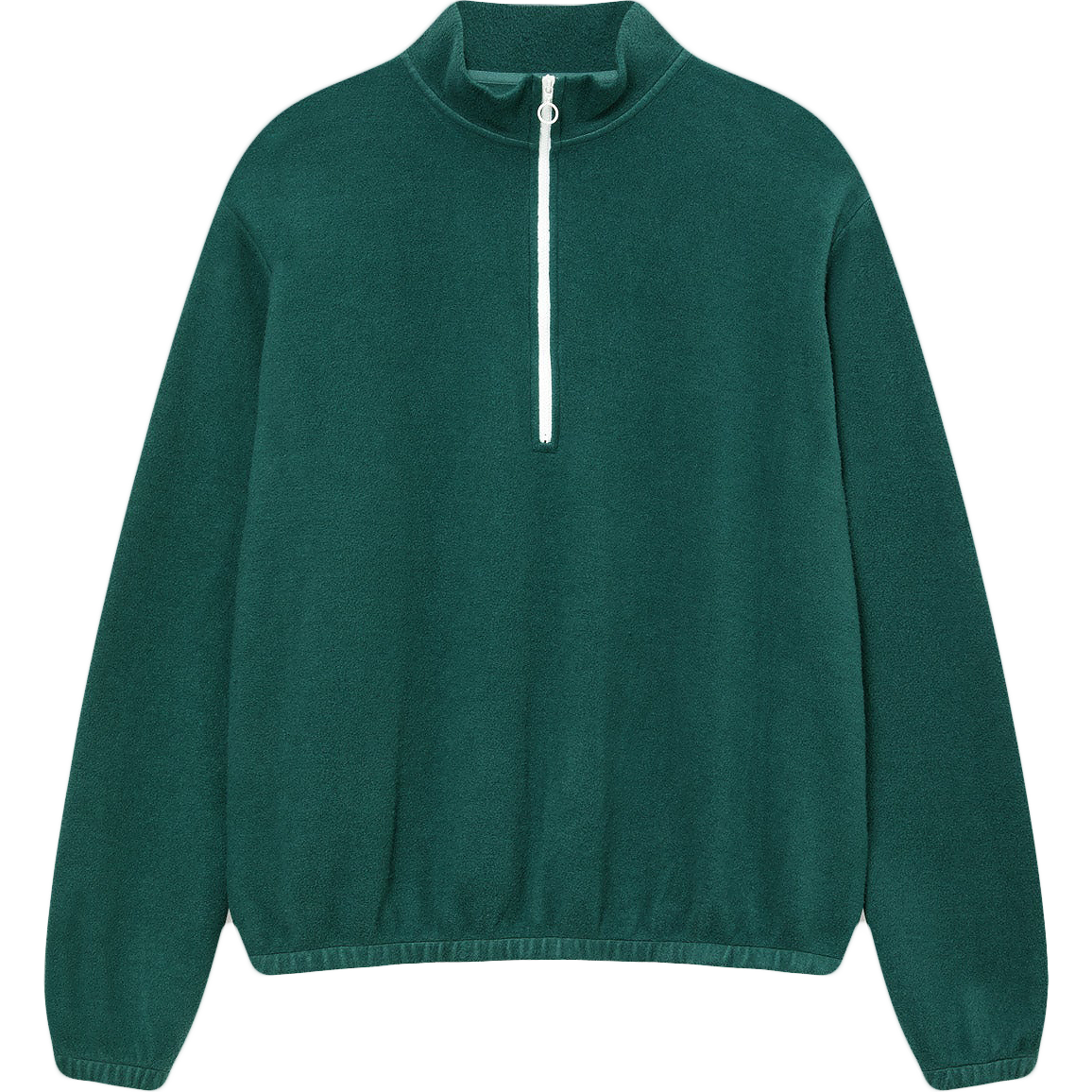 Mata Half-Zip Fleece Sweater - Dark Green
