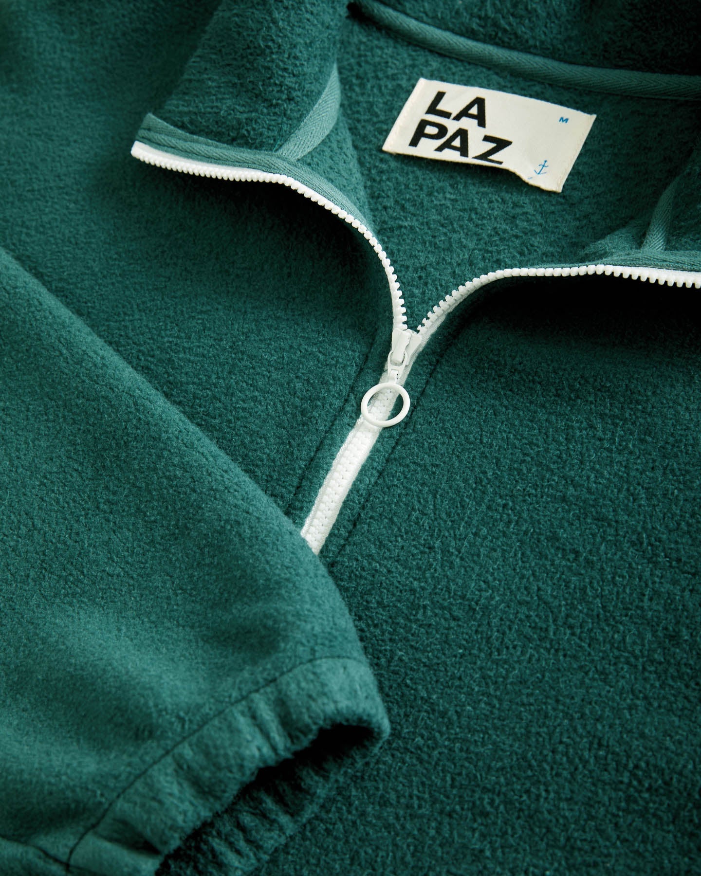 Mata Half-Zip Fleece Sweater - Dark Green