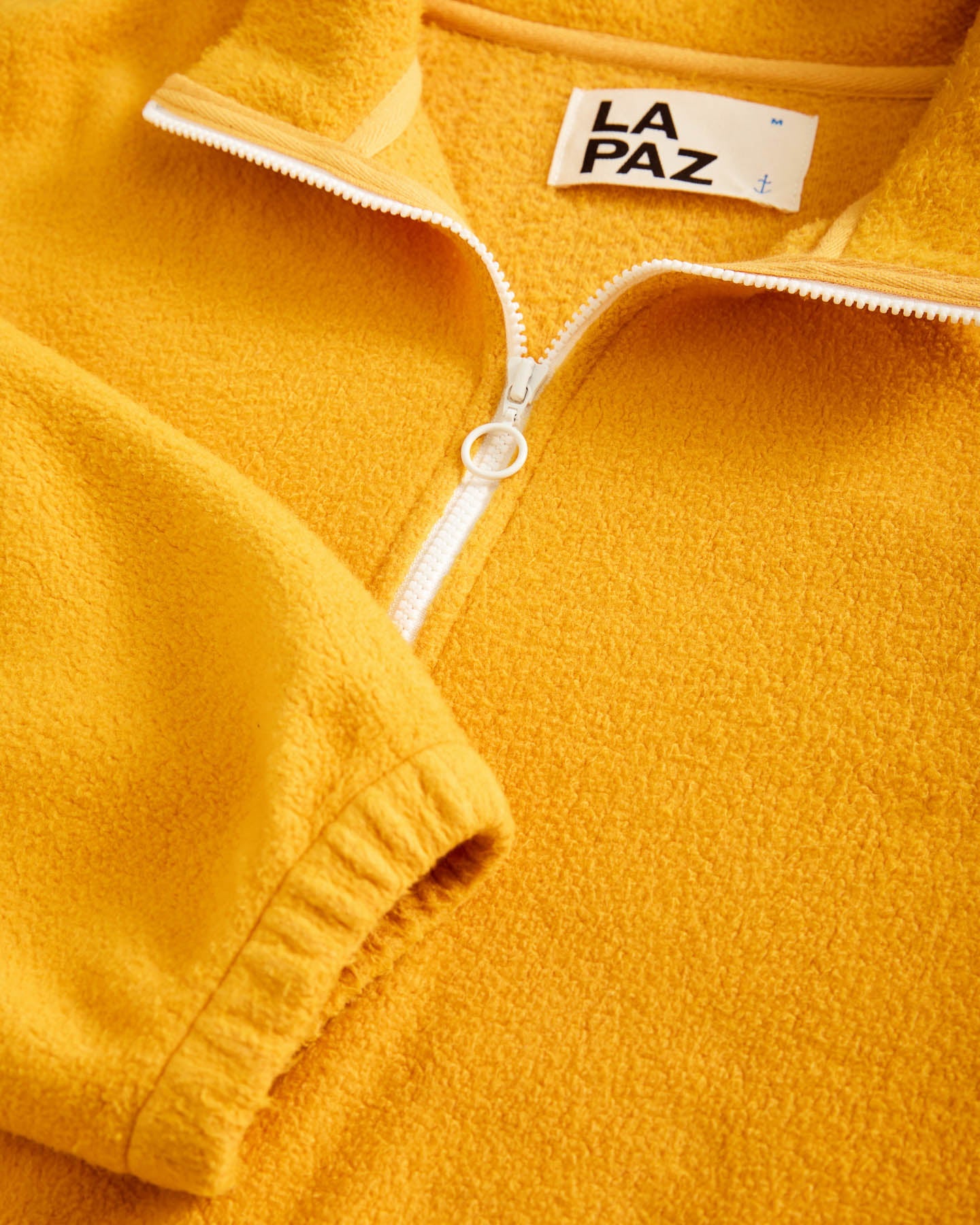 Mata Half-Zip Fleece Sweater - Roasted Yellow