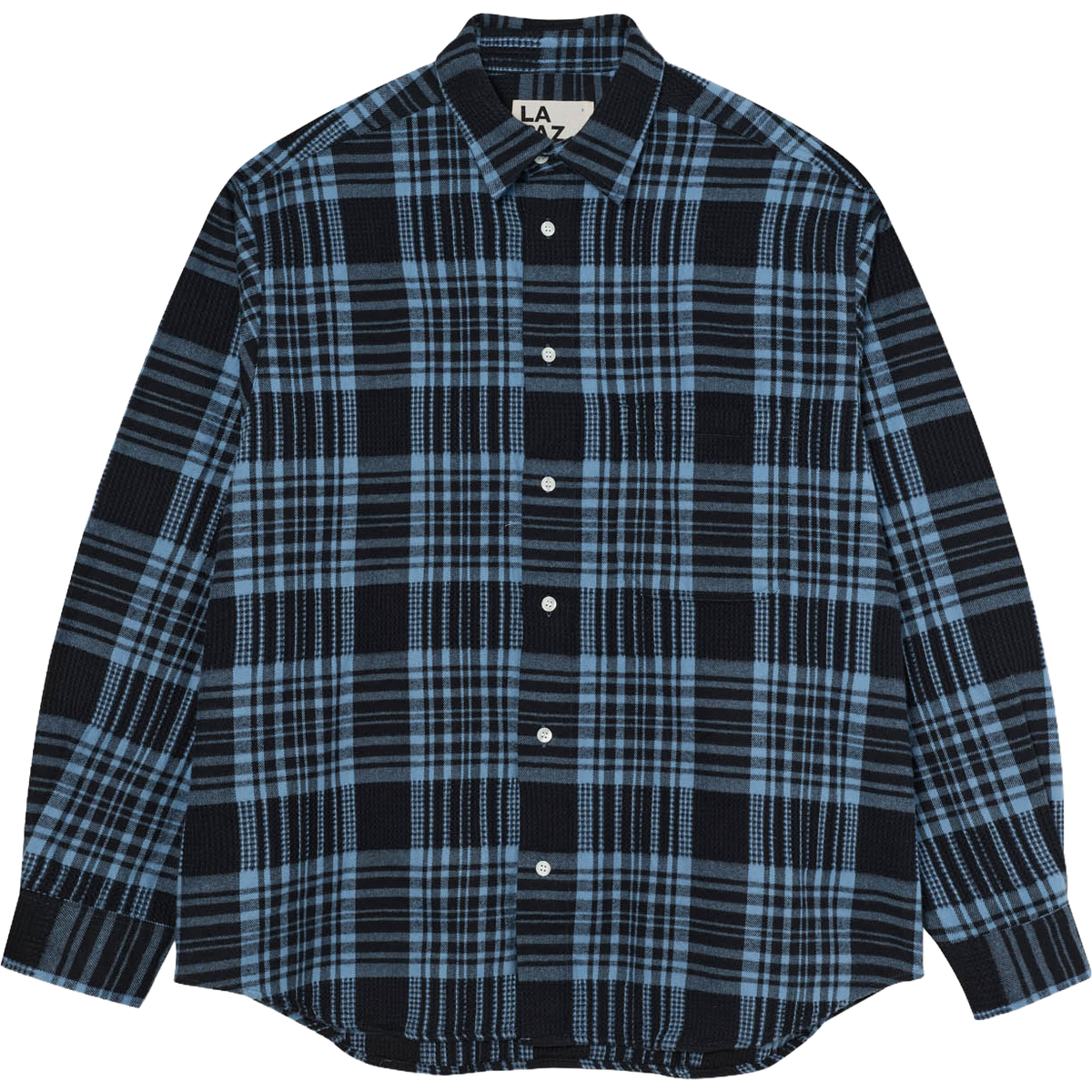 Carvalho Oversized Shirt - Blue / Black Checks