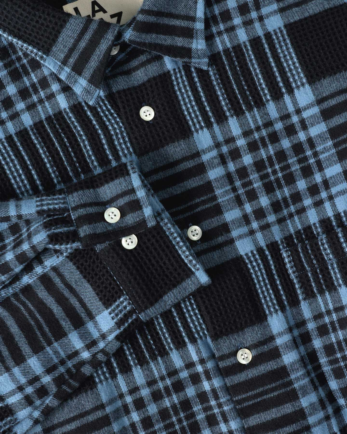 Carvalho Oversized Shirt - Blue / Black Checks